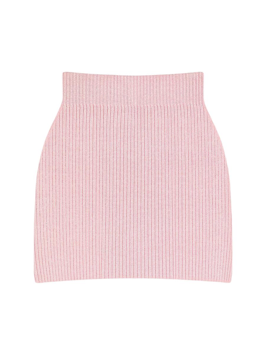 Givenchy Women's Skirt In Wool With Paris 1952 In Pink