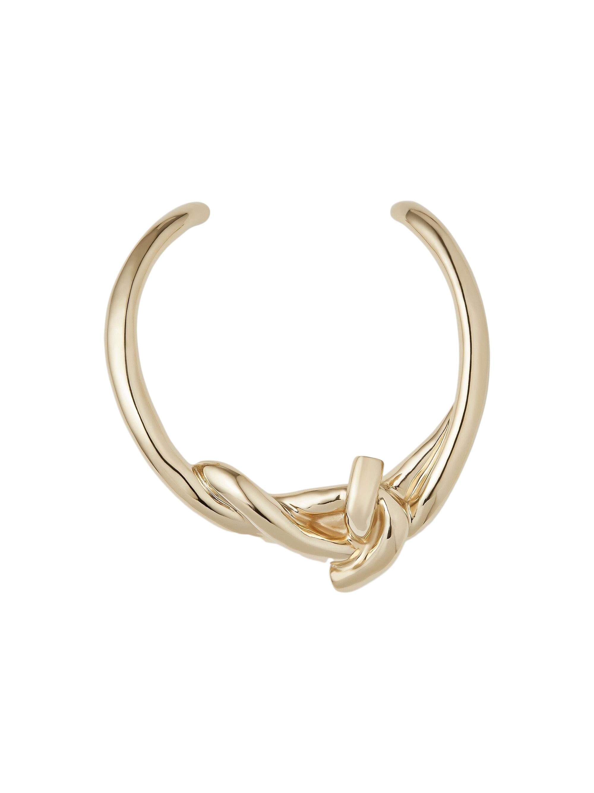 Givenchy Women's Chain Link Torque Necklace in Metal - Pale Golden