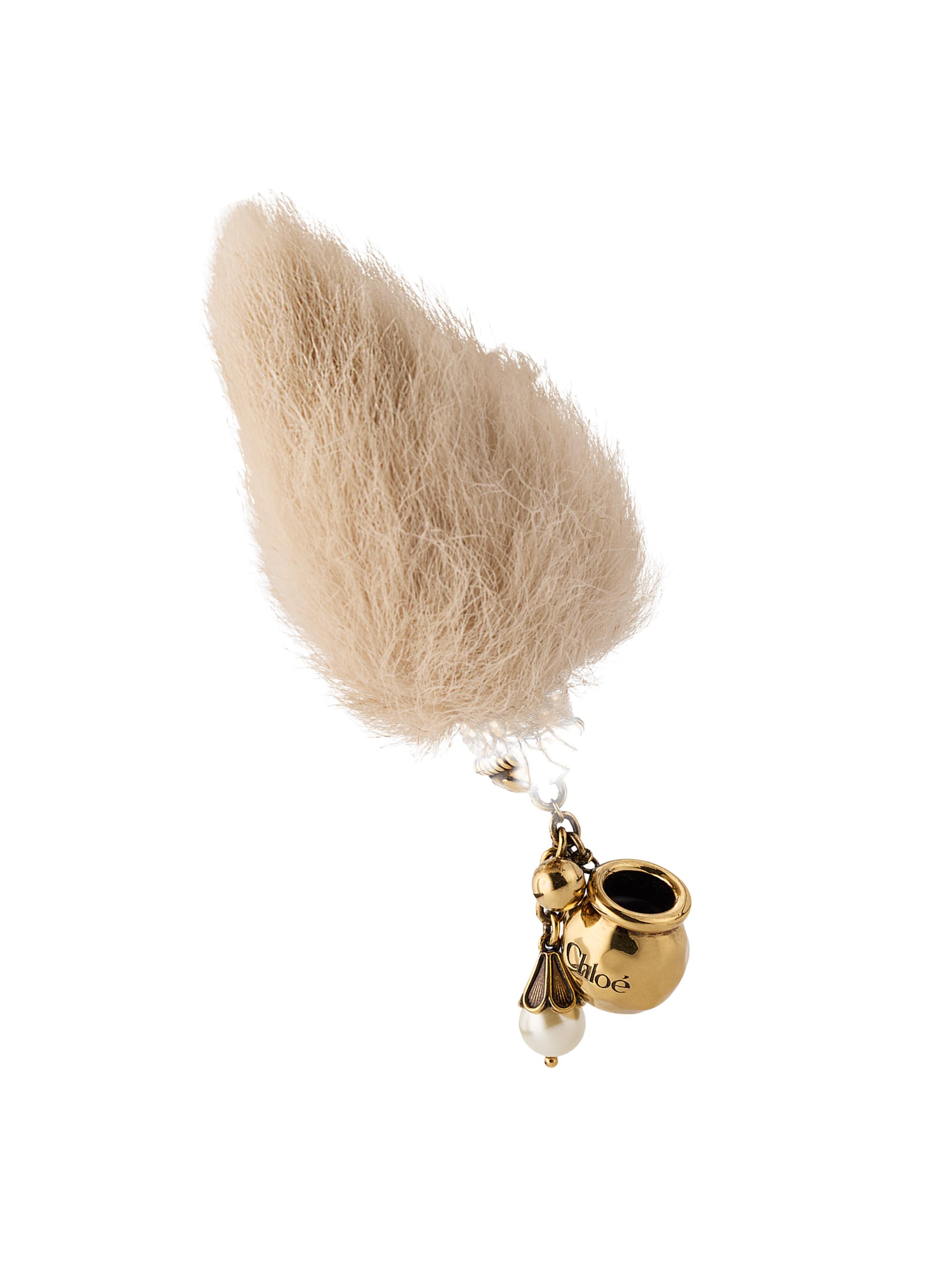 Chloé Women's Shearling Bag Charm - Gold