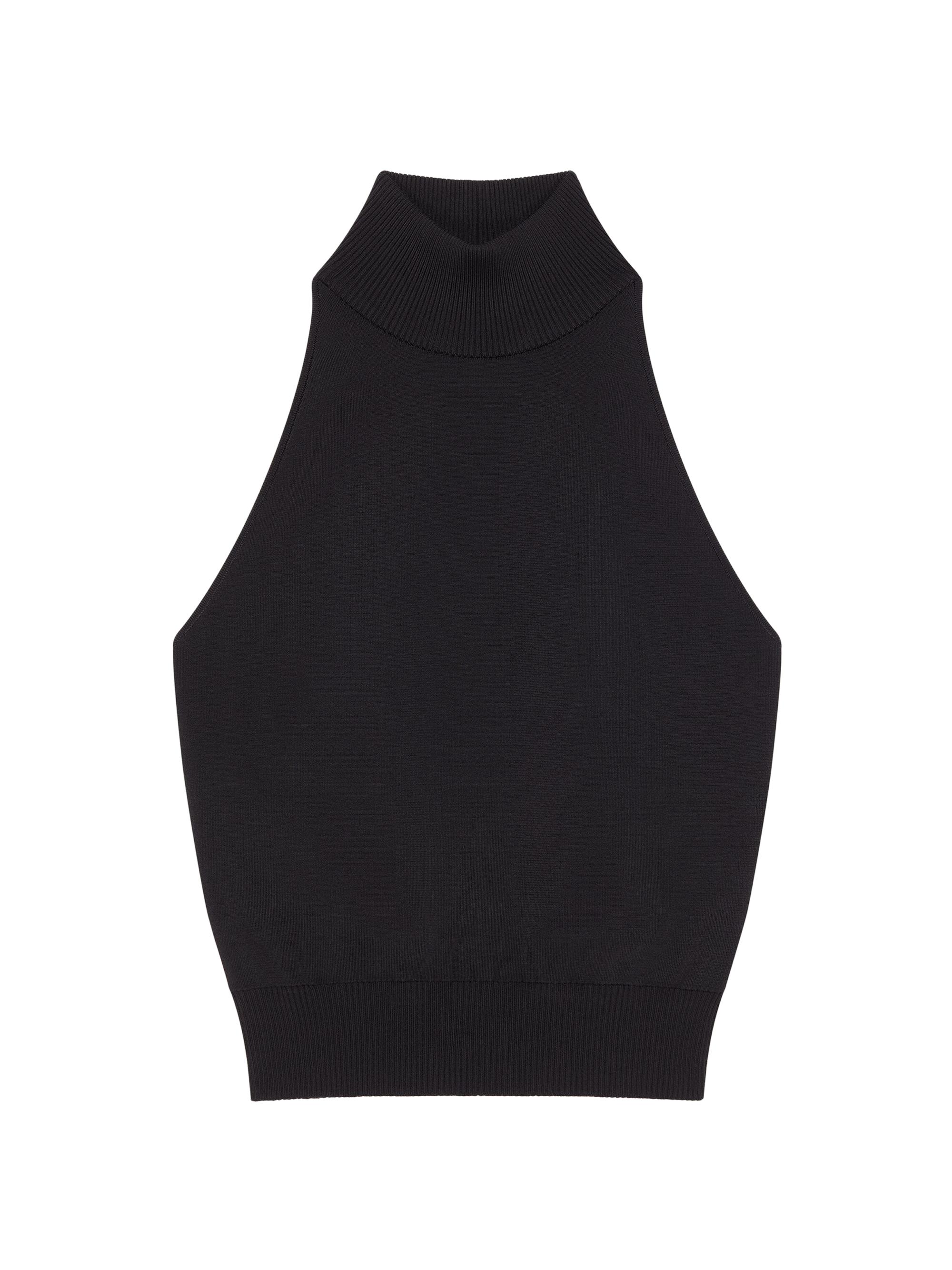 Givenchy Women's Knitted Top with Open Back - Black