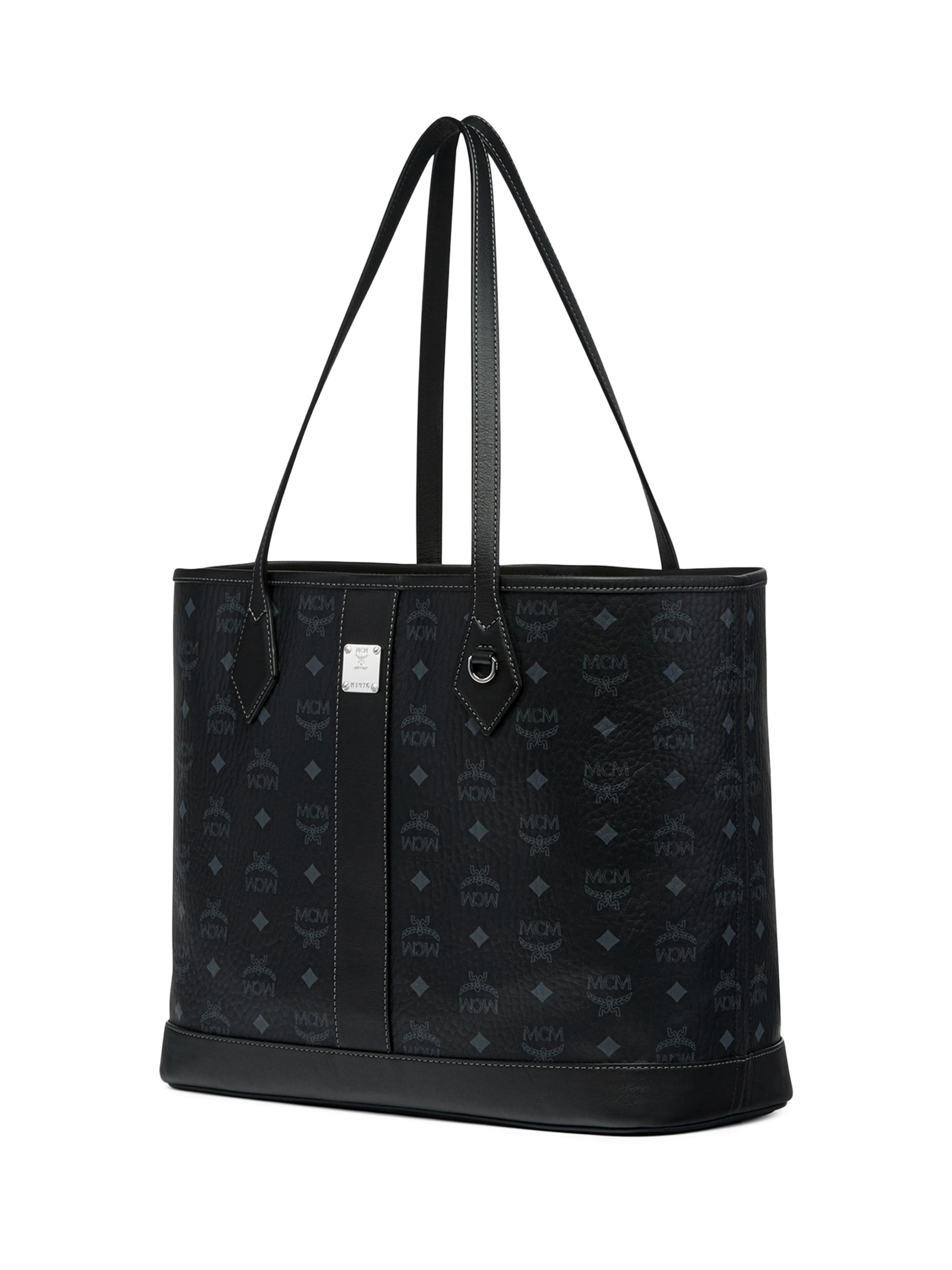 MCM Women's  Liz Visetos Shopper Bag - Black | Thumbnail 2