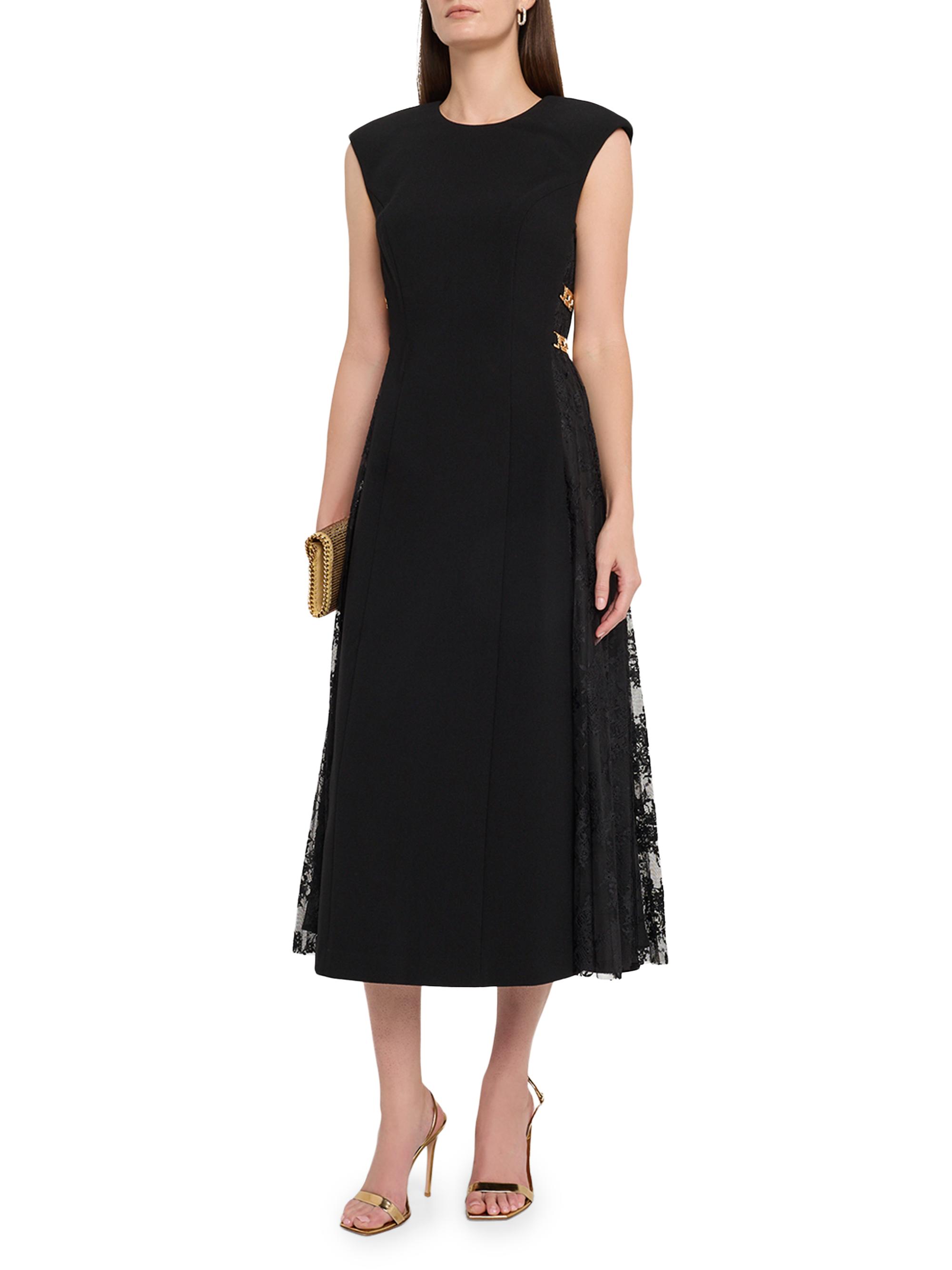 Rebecca Vallance Milena Lace-Overlay Midi Dress | Saks Fifth Avenue
