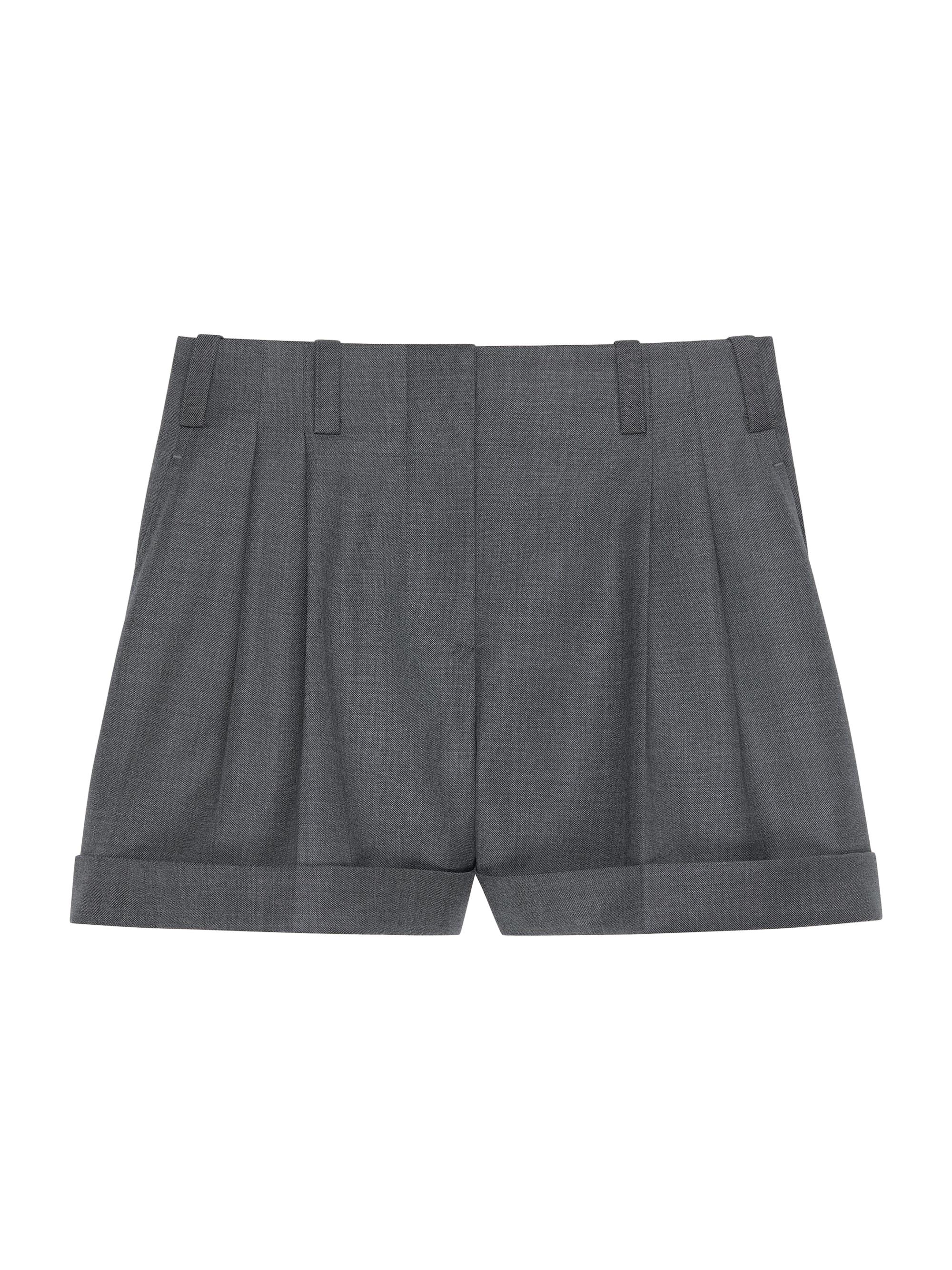 Givenchy Women's Shorts in Wool - Grey