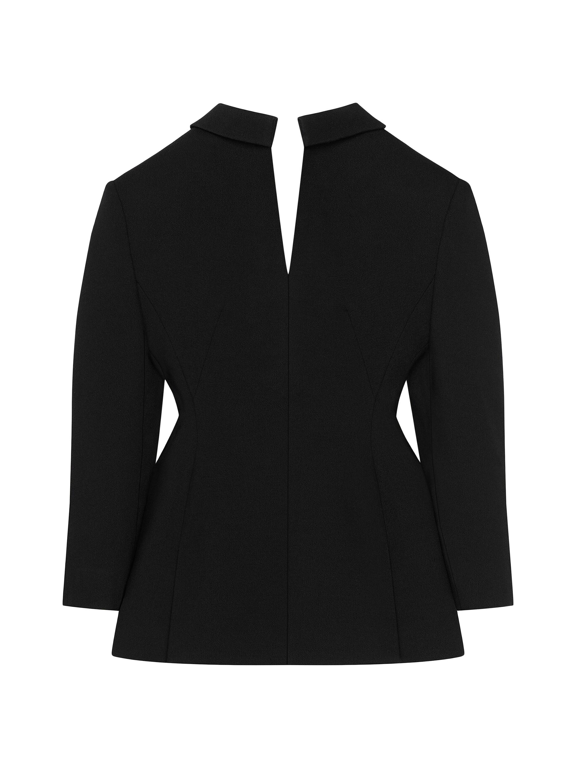 Givenchy Women's Back-to-Front Jacket in Crepe - Black