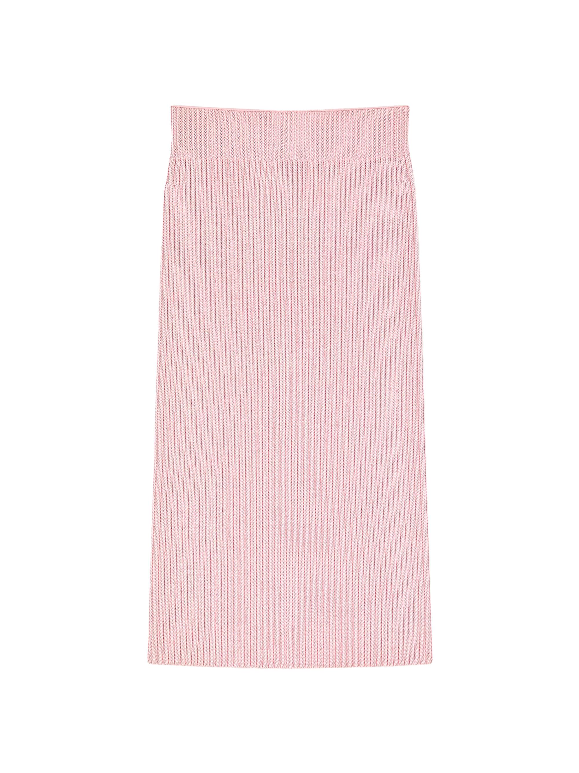 Givenchy Women's Midi Skirt in Wool - Light Pink