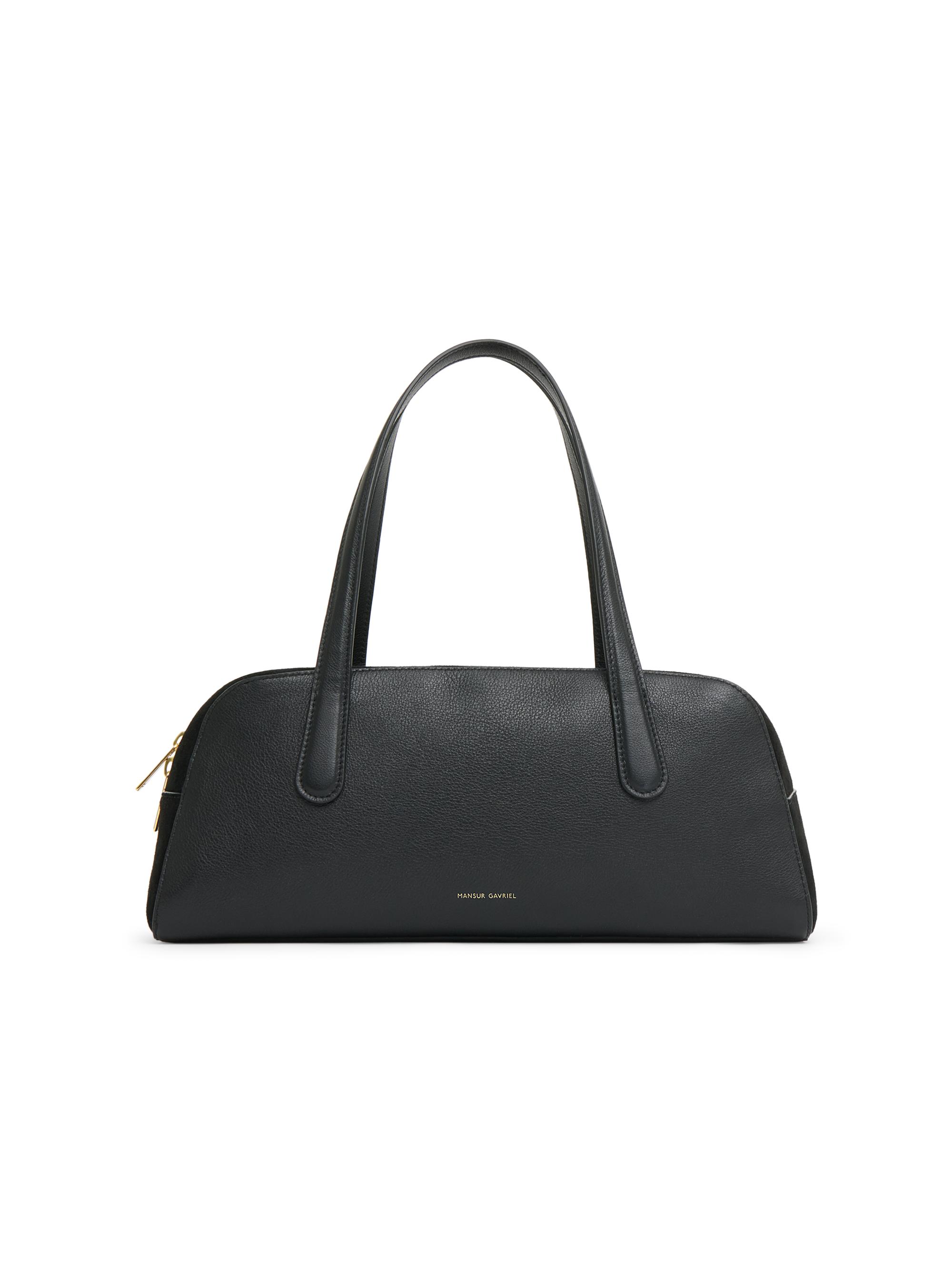 MANSUR GAVRIEL♡ 黒 スエード ミュール Mansur Gavriel Woven Sandals | Black | FARFETCH