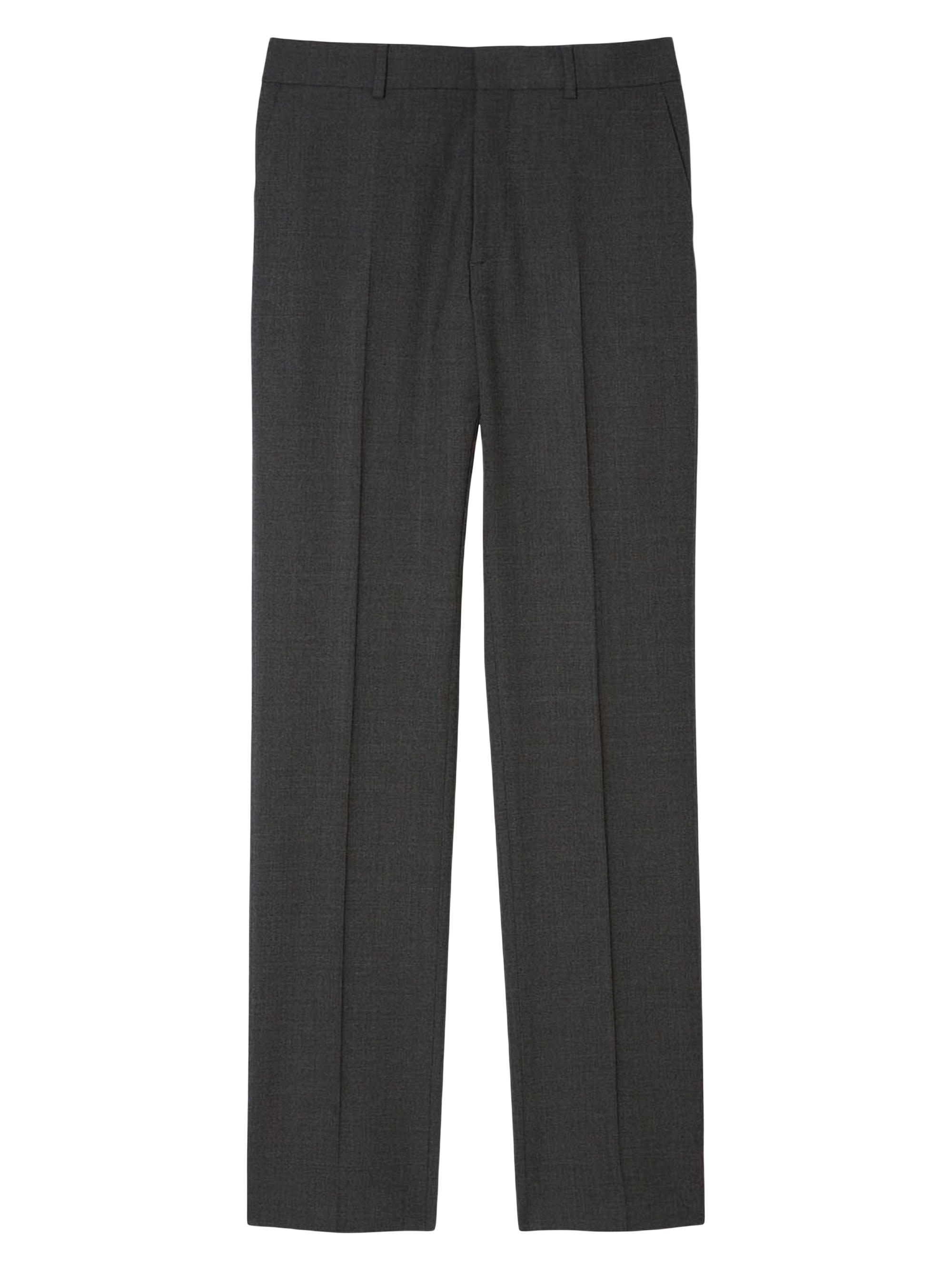Sandro Men's Wool Suit Trousers - Heather Charcoal
