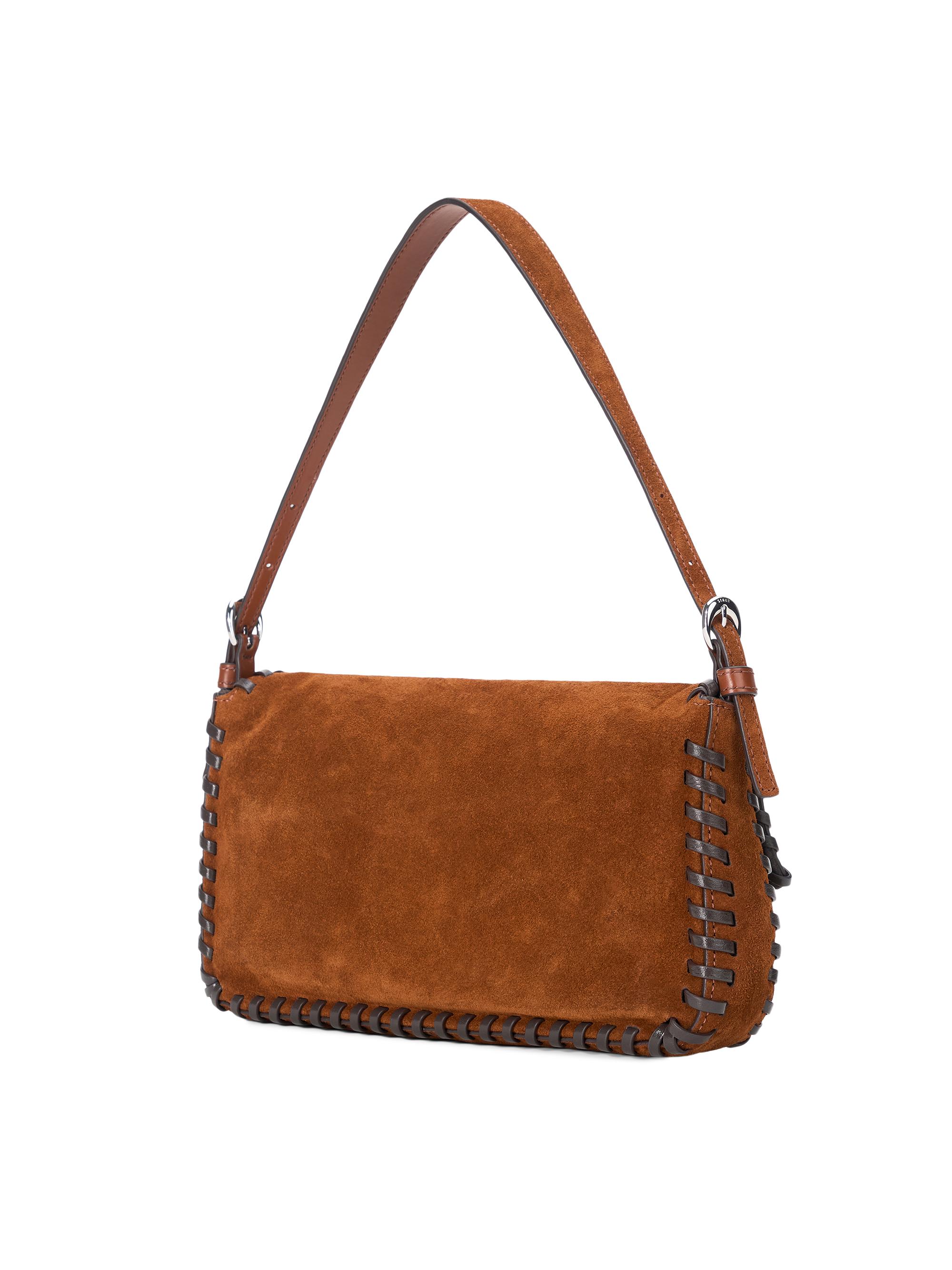 Staud Harlow Suede Shoulder Bag main image 1