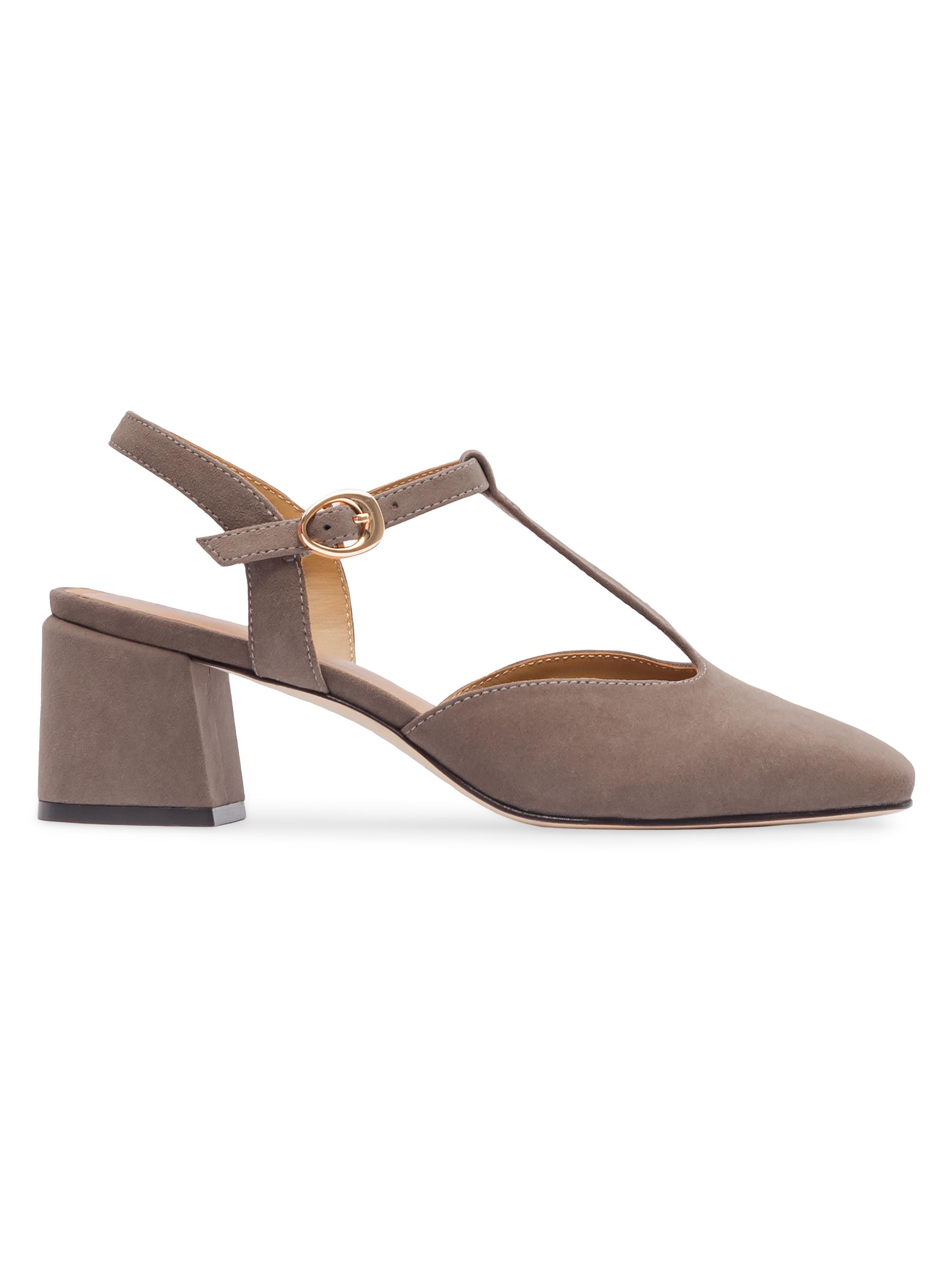 Bernardo Women's Romi T-Strap Heels - Walnut