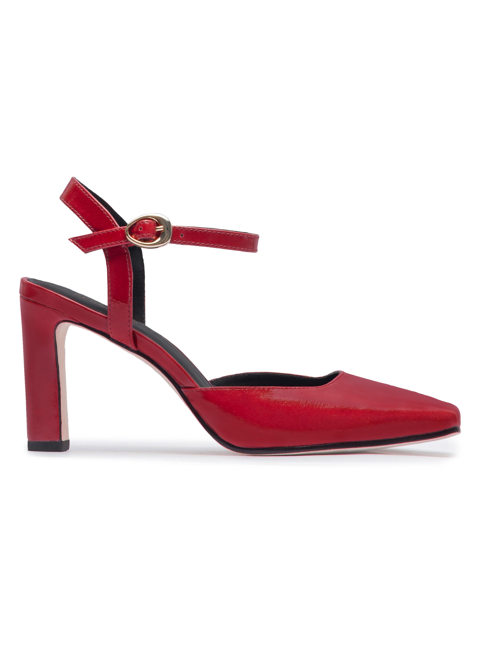 Bernardo Women's Gama Square Toe Pumps - Red