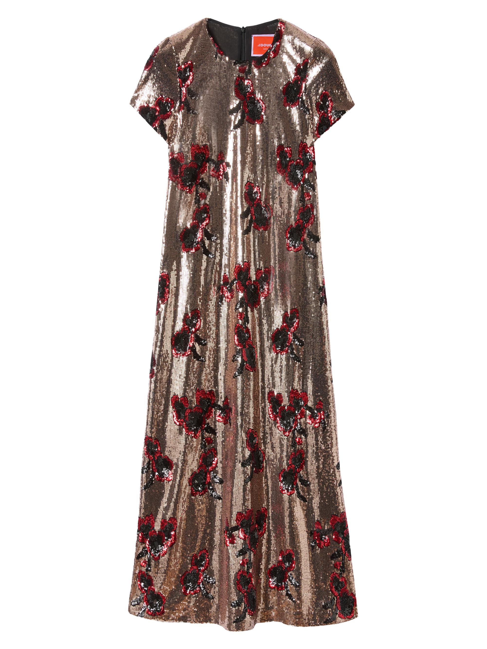 La DoubleJ Women's Super Midi Swing Dress - Primrose Bronze