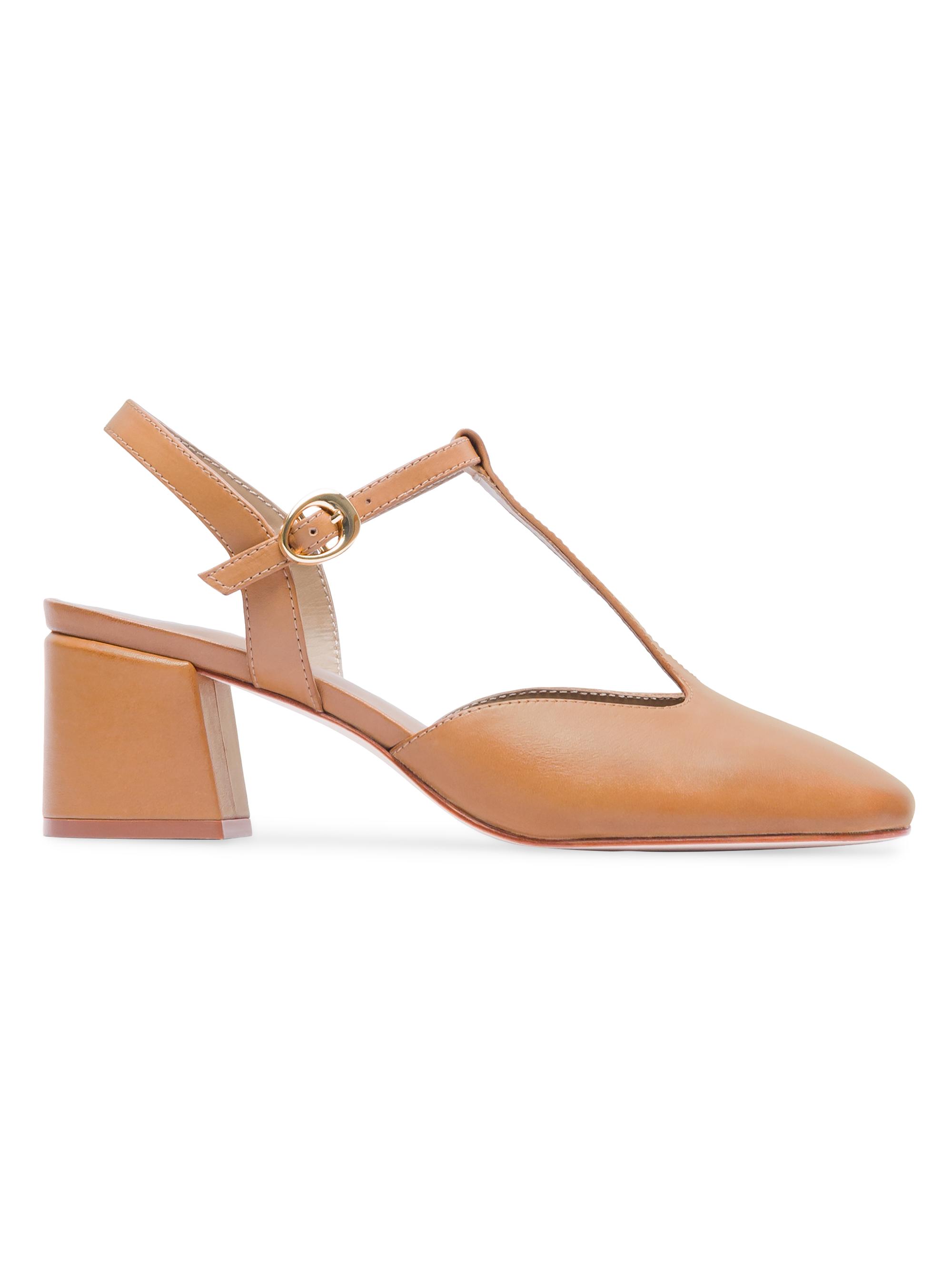 Saks Fifth Avenue COLLECTION 60MM Leather Slingback Pumps | Saks