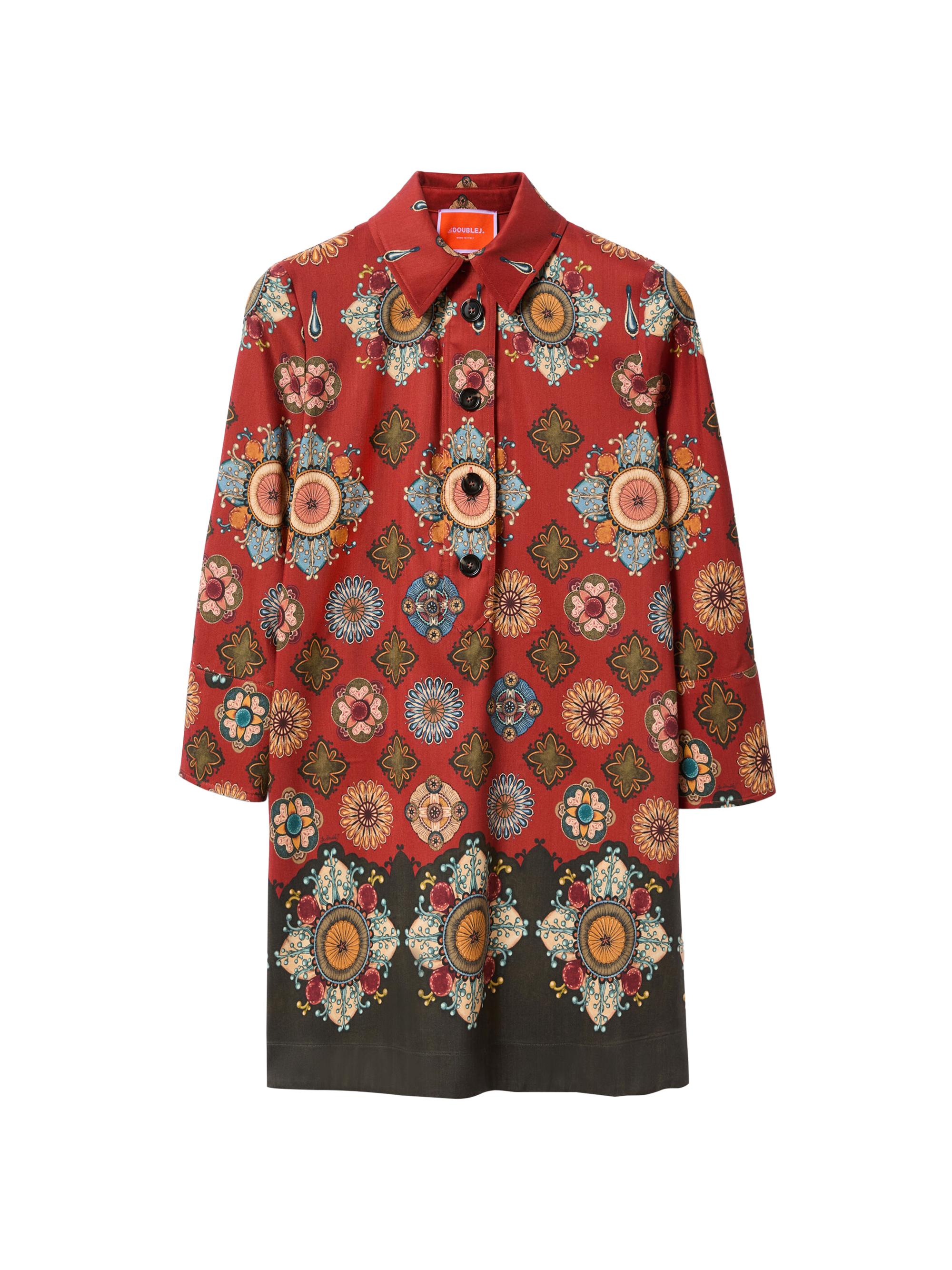 La DoubleJ Women's Short Artemis Dress - Nucleus Placee Rust