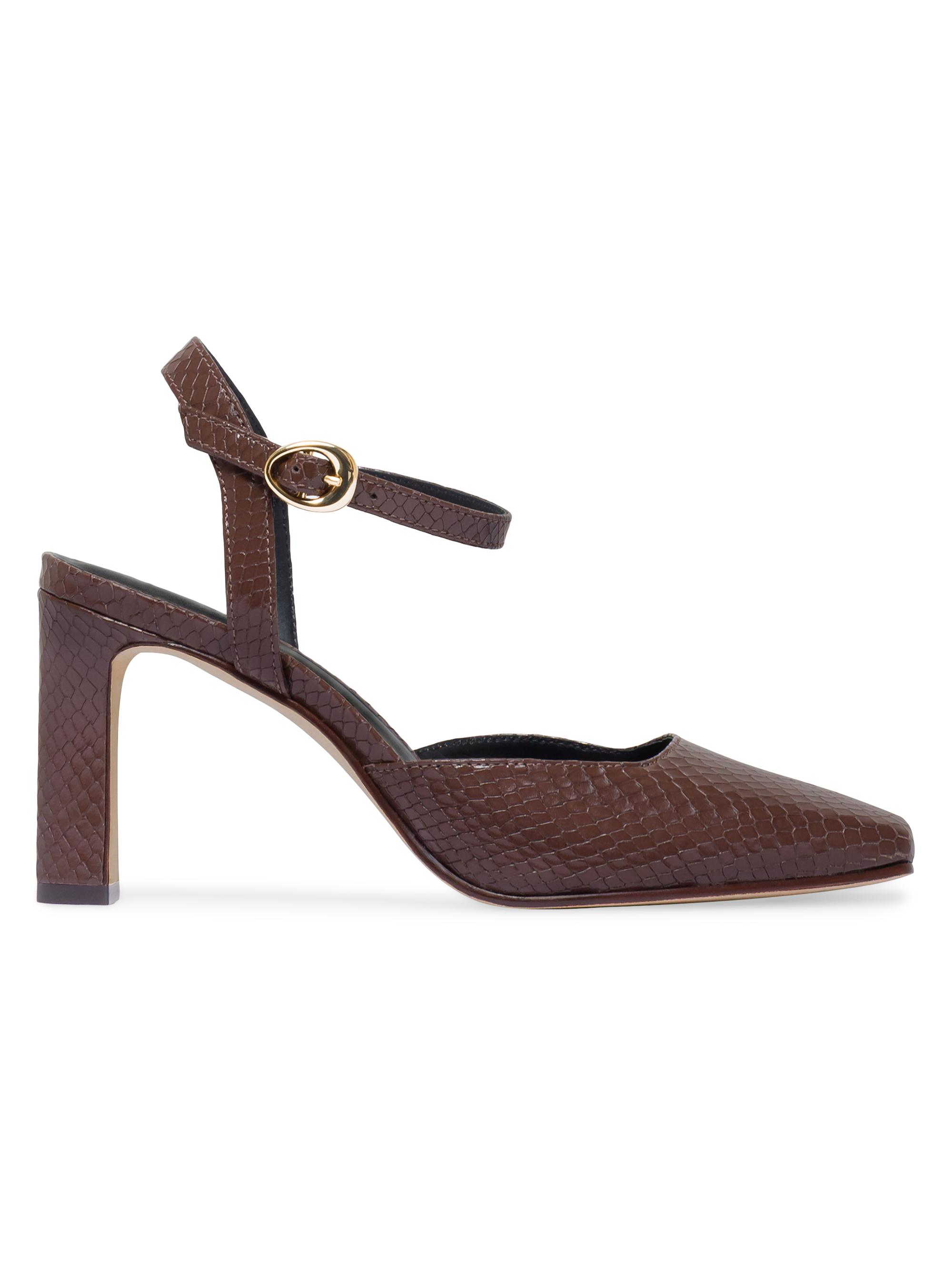 Bernardo Women's Gama Square Toe Pumps - Dark Chocolate