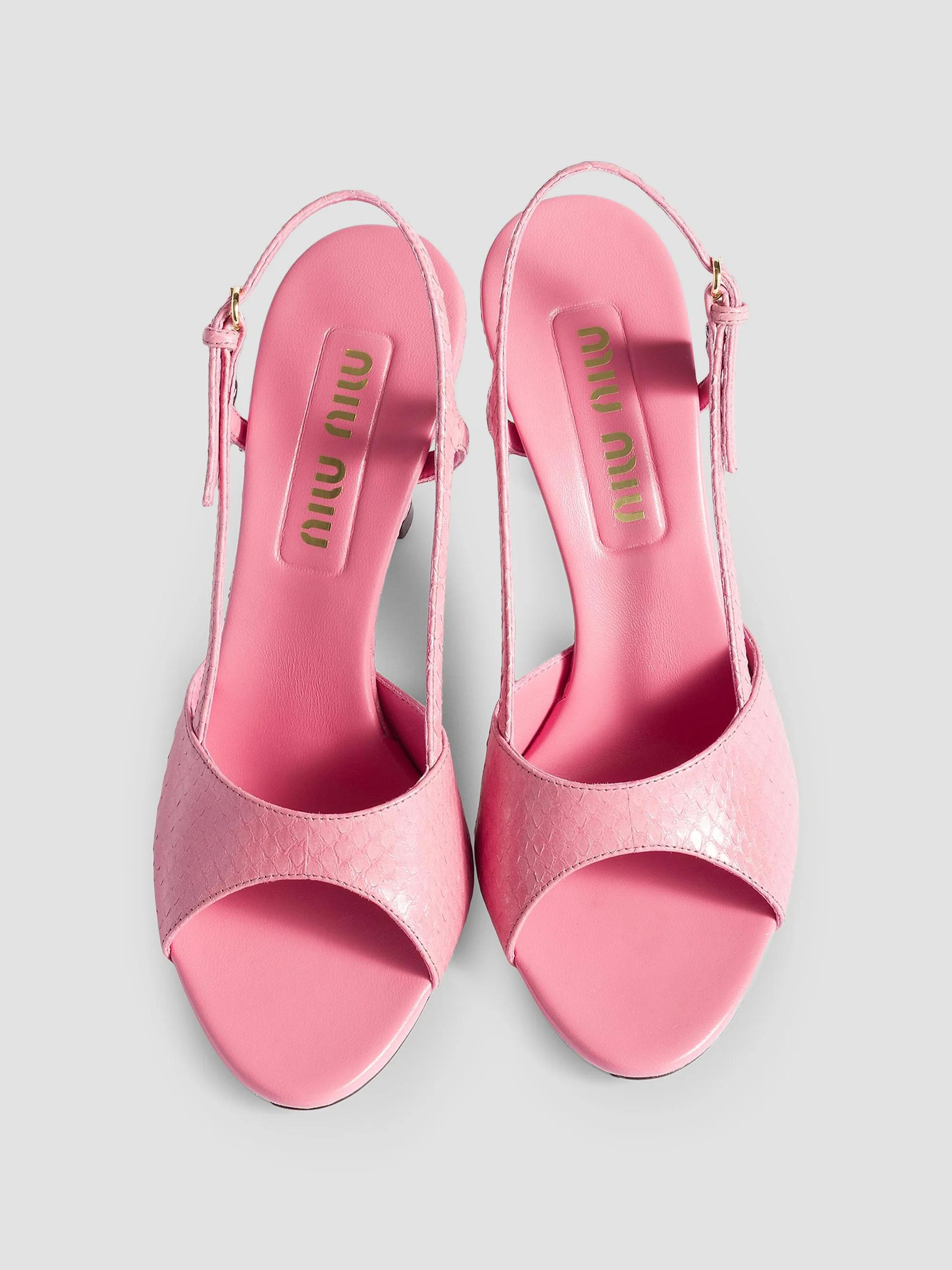 Miu Miu Ayers Slingback Sandals | Saks Fifth Avenue