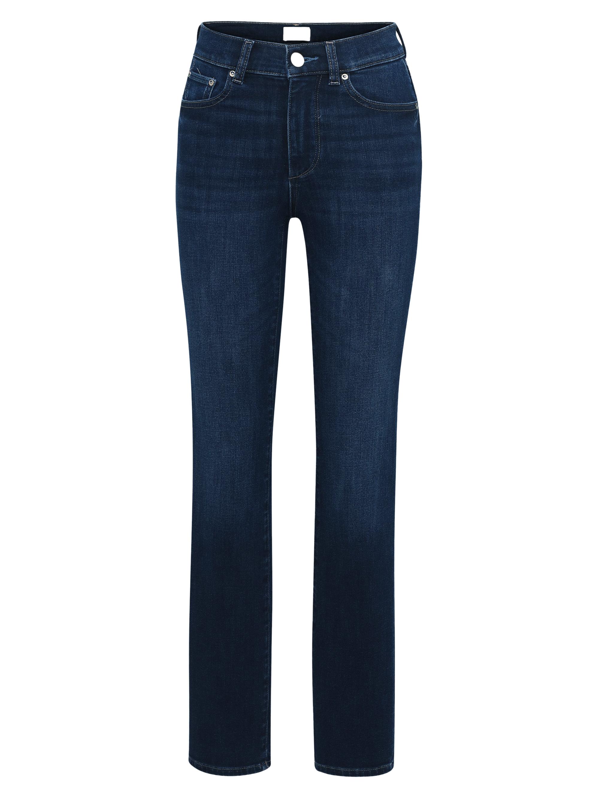 DL1961 Women's Mara Straight Mid Rise Instasculpt Ankle Jeans - Eastside