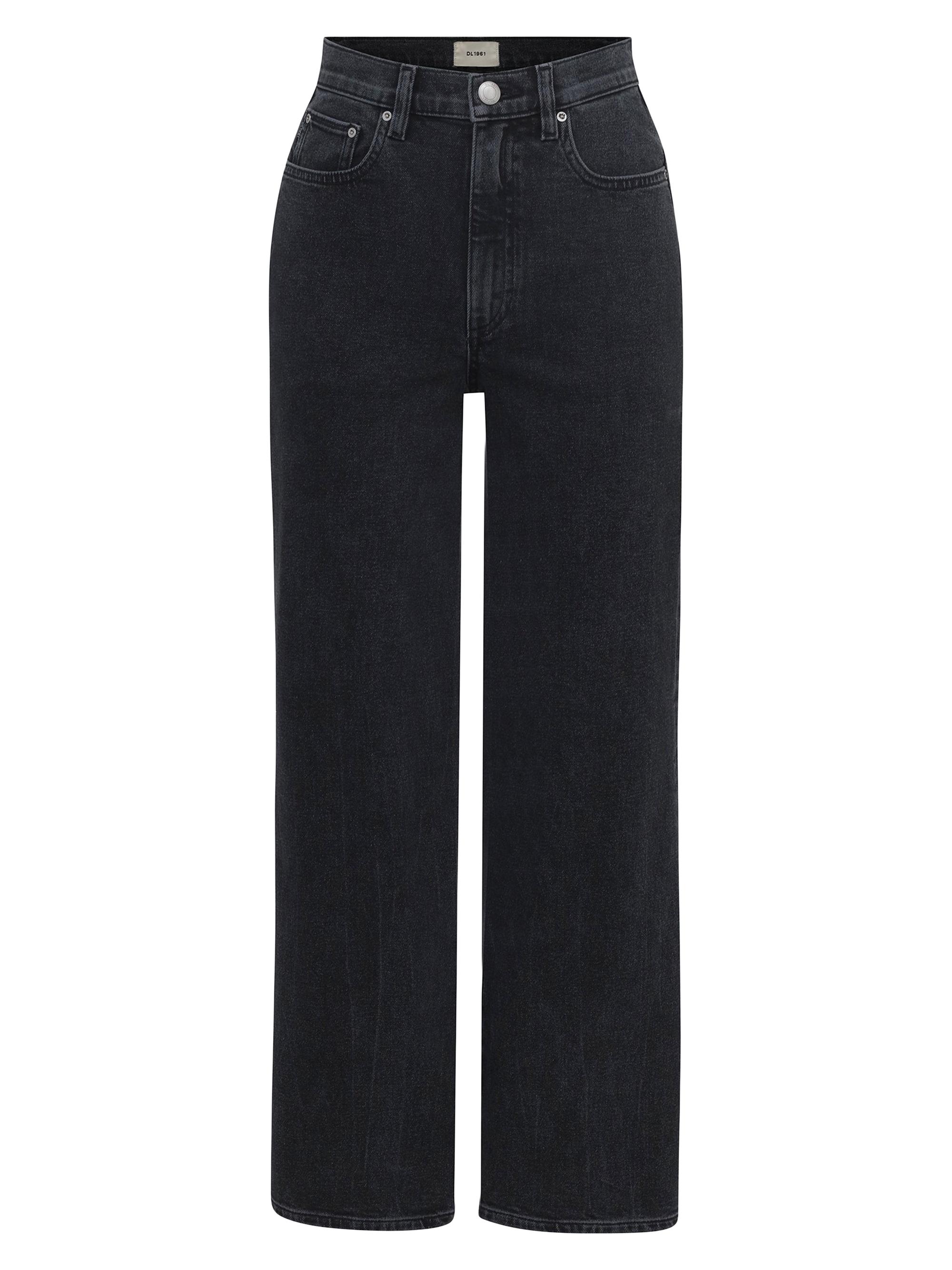 DL1961 Women's Karmine Refined Wide Leg Sculpt System High Rise Jeans - Nightshade