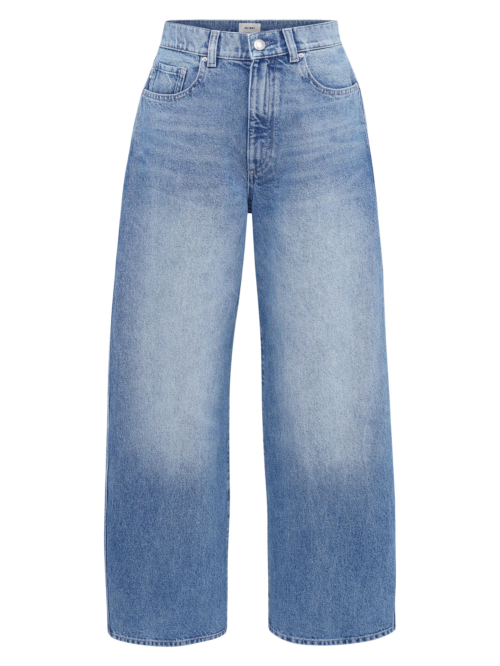 DL1961 Premium Denim Women's Taylor Relaxed Barrel High Rise Jeans - Salt Lake