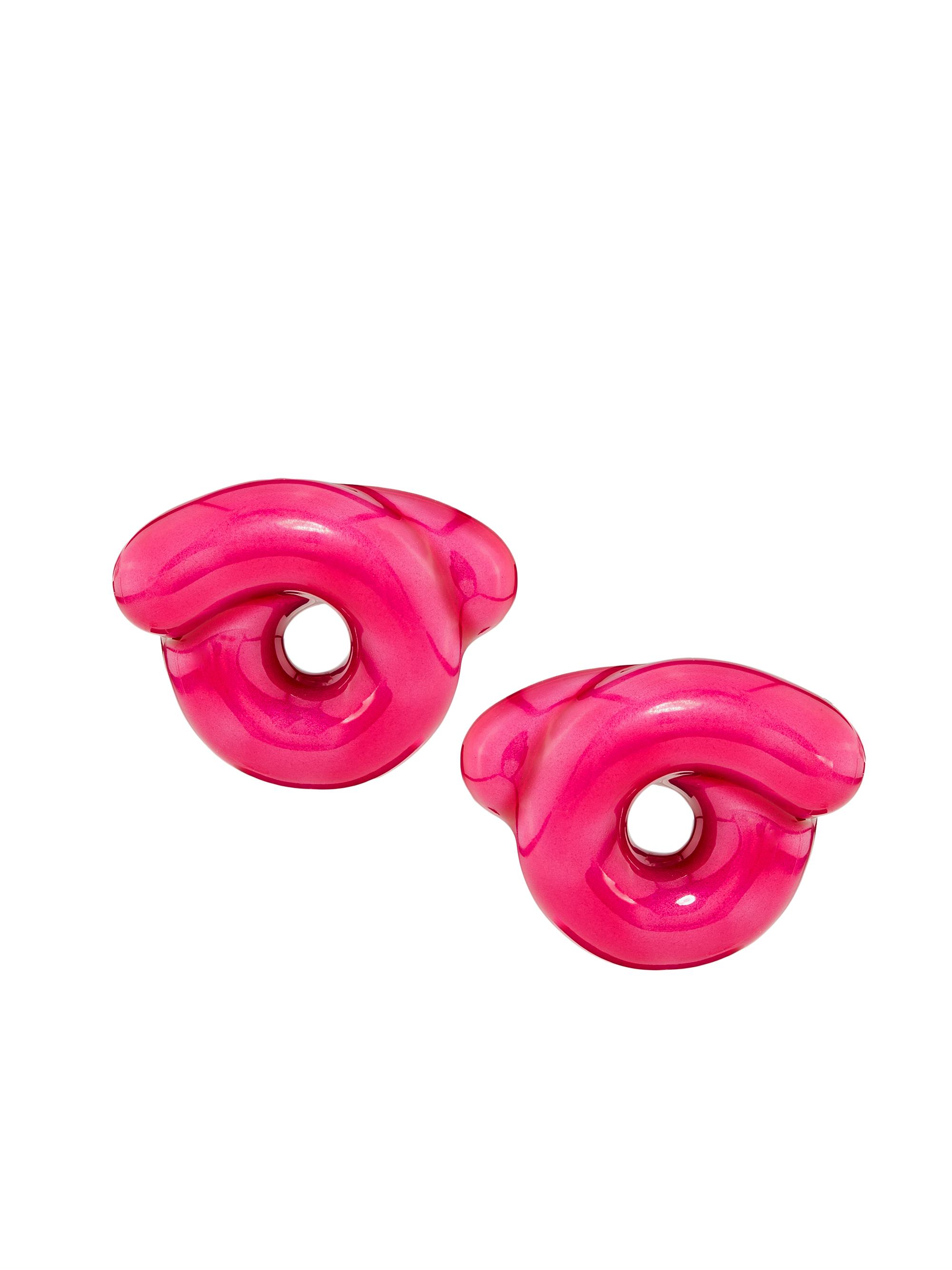 Bea Bongiasca Women's Tarallo Sterling Silver & Pink Enamel Stud Earrings - Pink