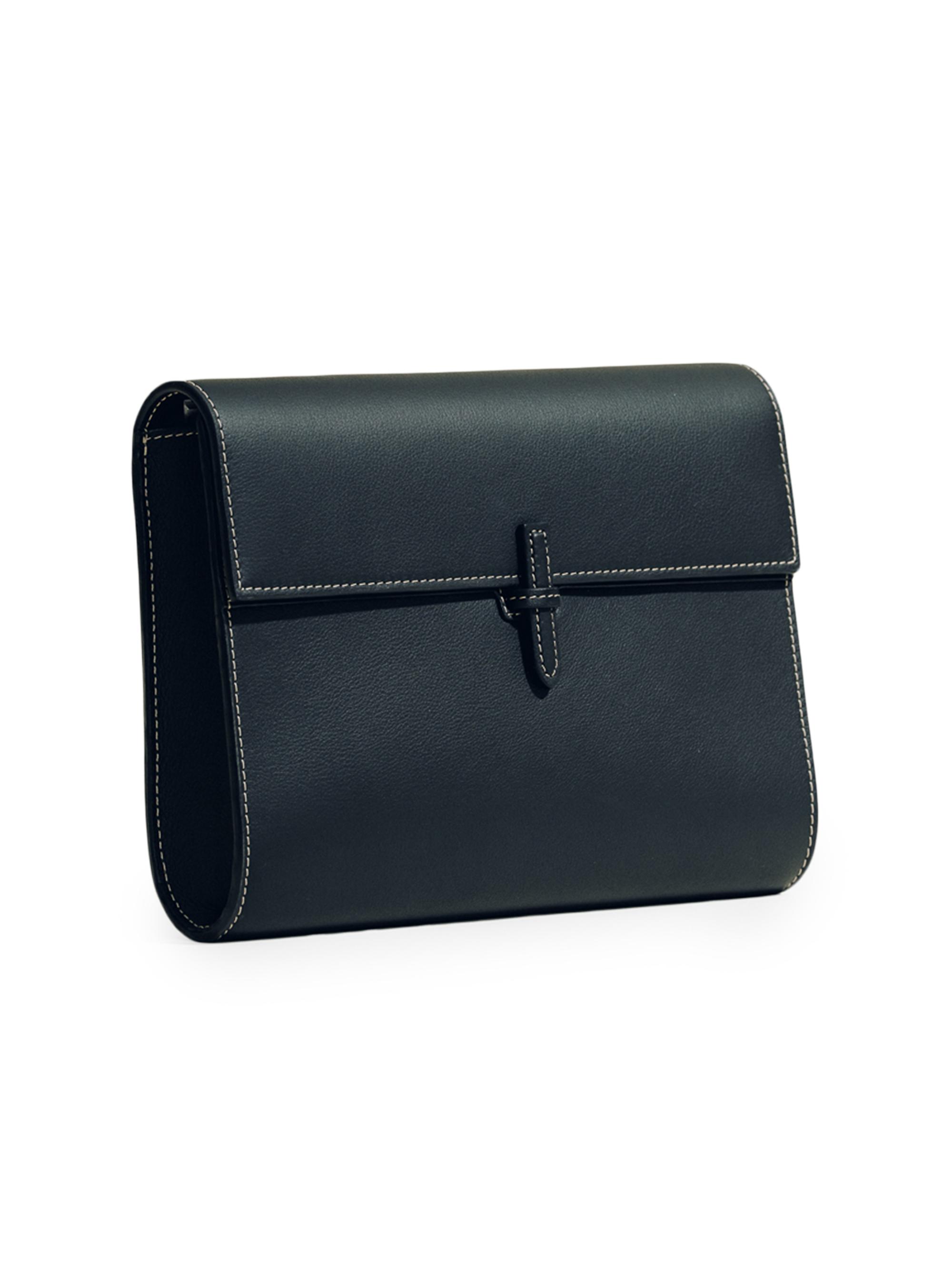 Large Soft Leather Clutch