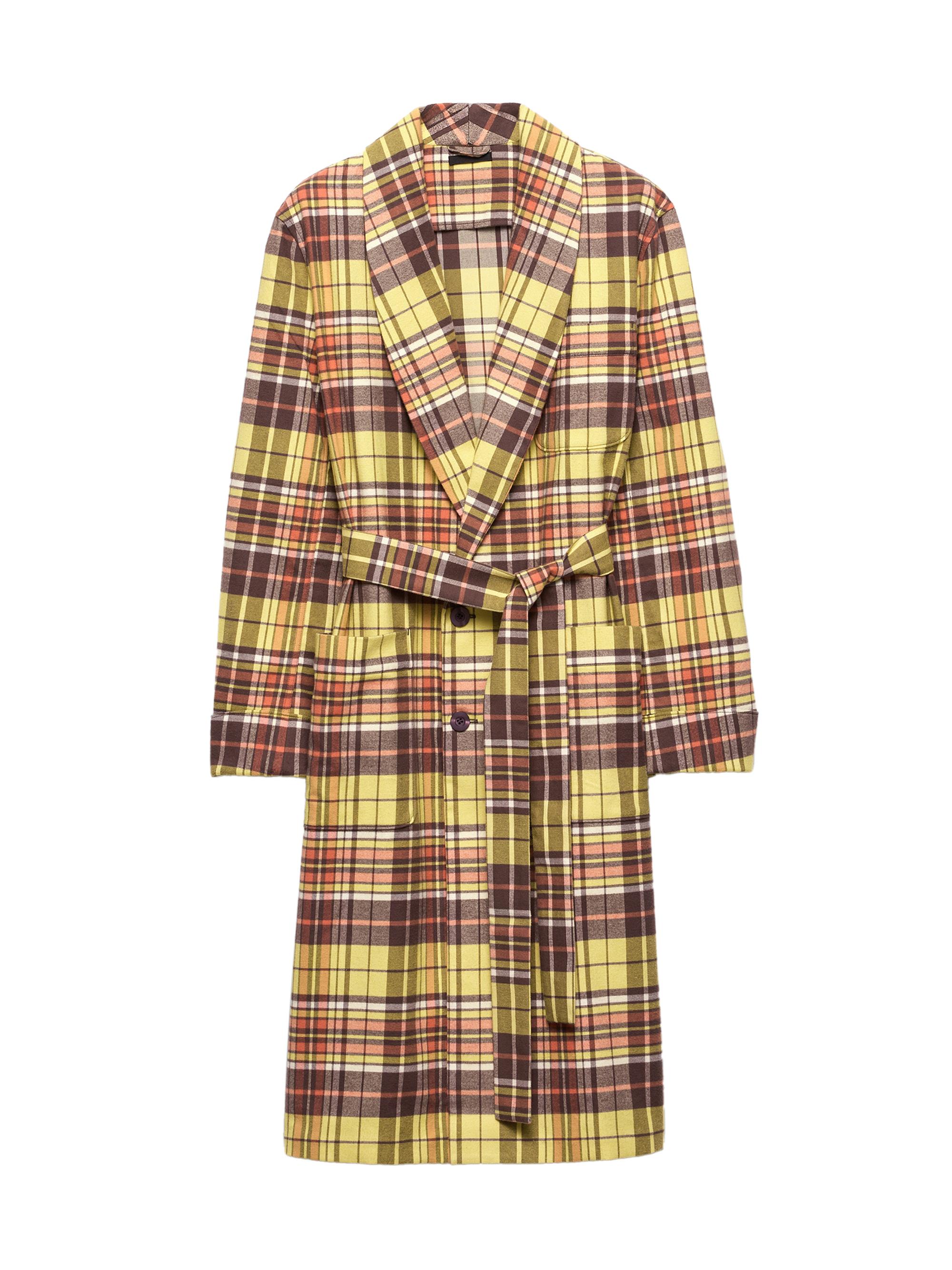 Prada Men's Cotton Robe - Yellow