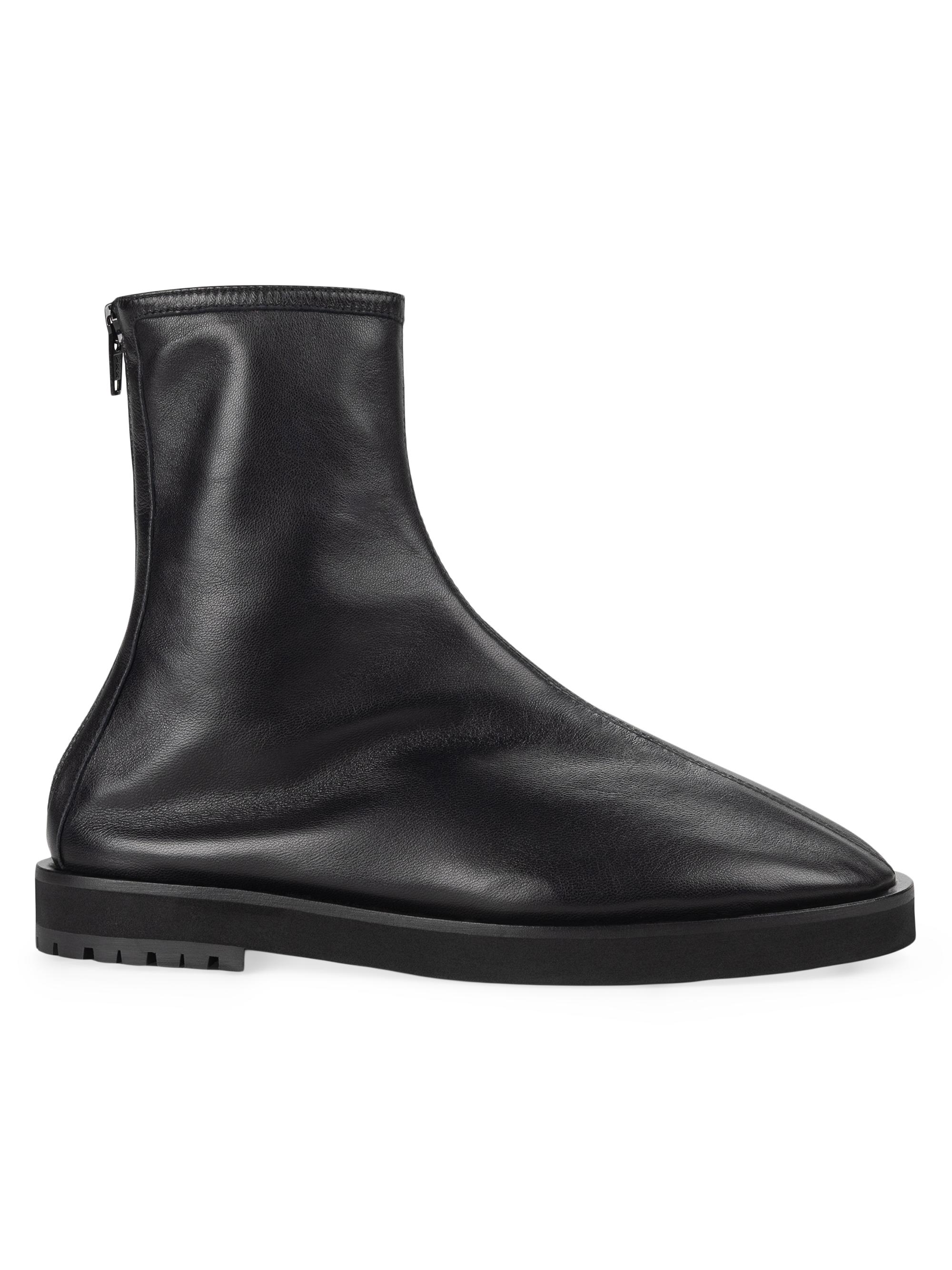 See by Chloé Mallory Leather Combat Boots | Saks Fifth Avenue