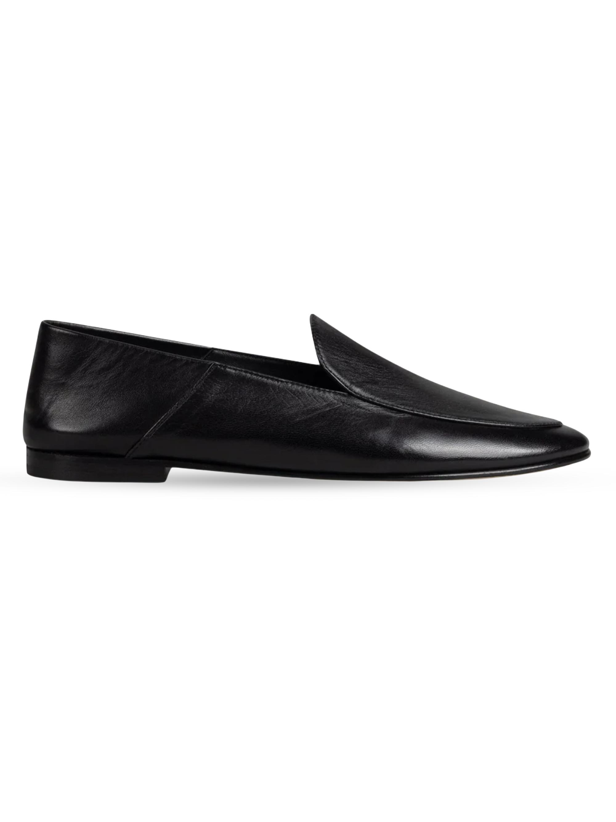 靴 KIMHEKIM MONROE SQUARE TOE FLATS (BLACK) KIMHĒKIM | MONROE BALLERINA FLAT BLACK | L'ARMOIRE