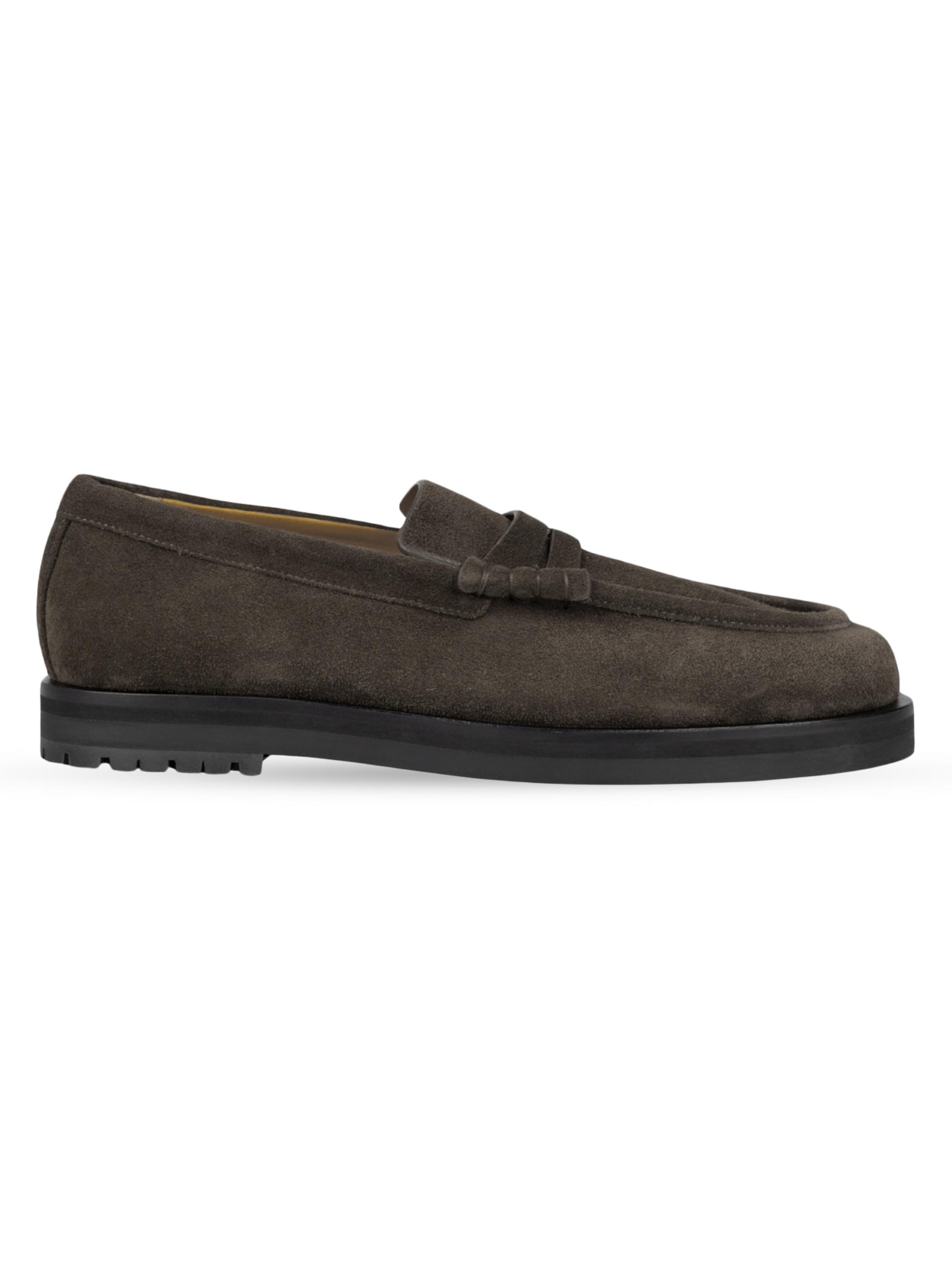 Dear Frances Women's Joss Suede Loafers - Espresso