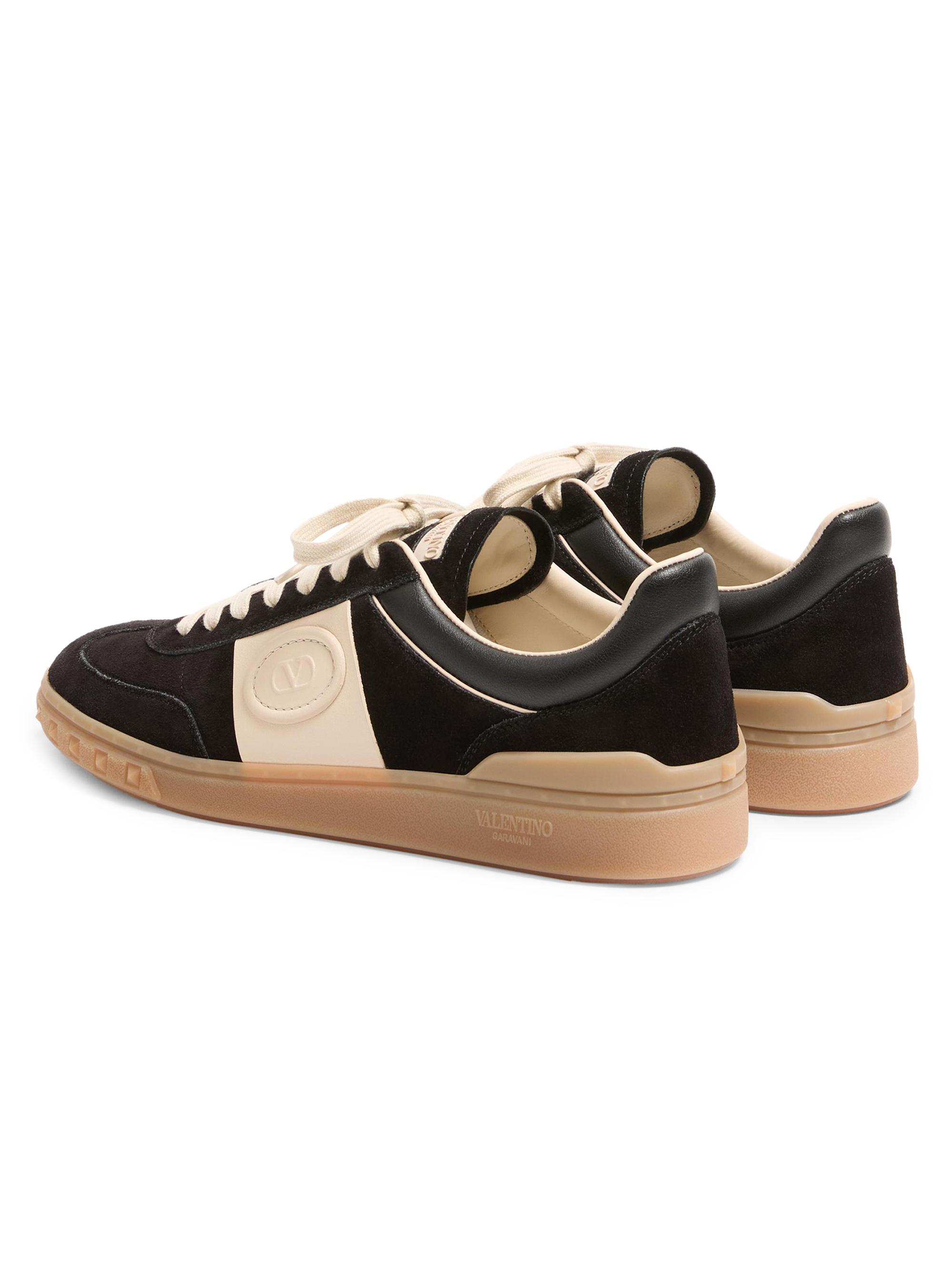 Valentino Garavani Upvillage Low Top Sneakers in Split Leather