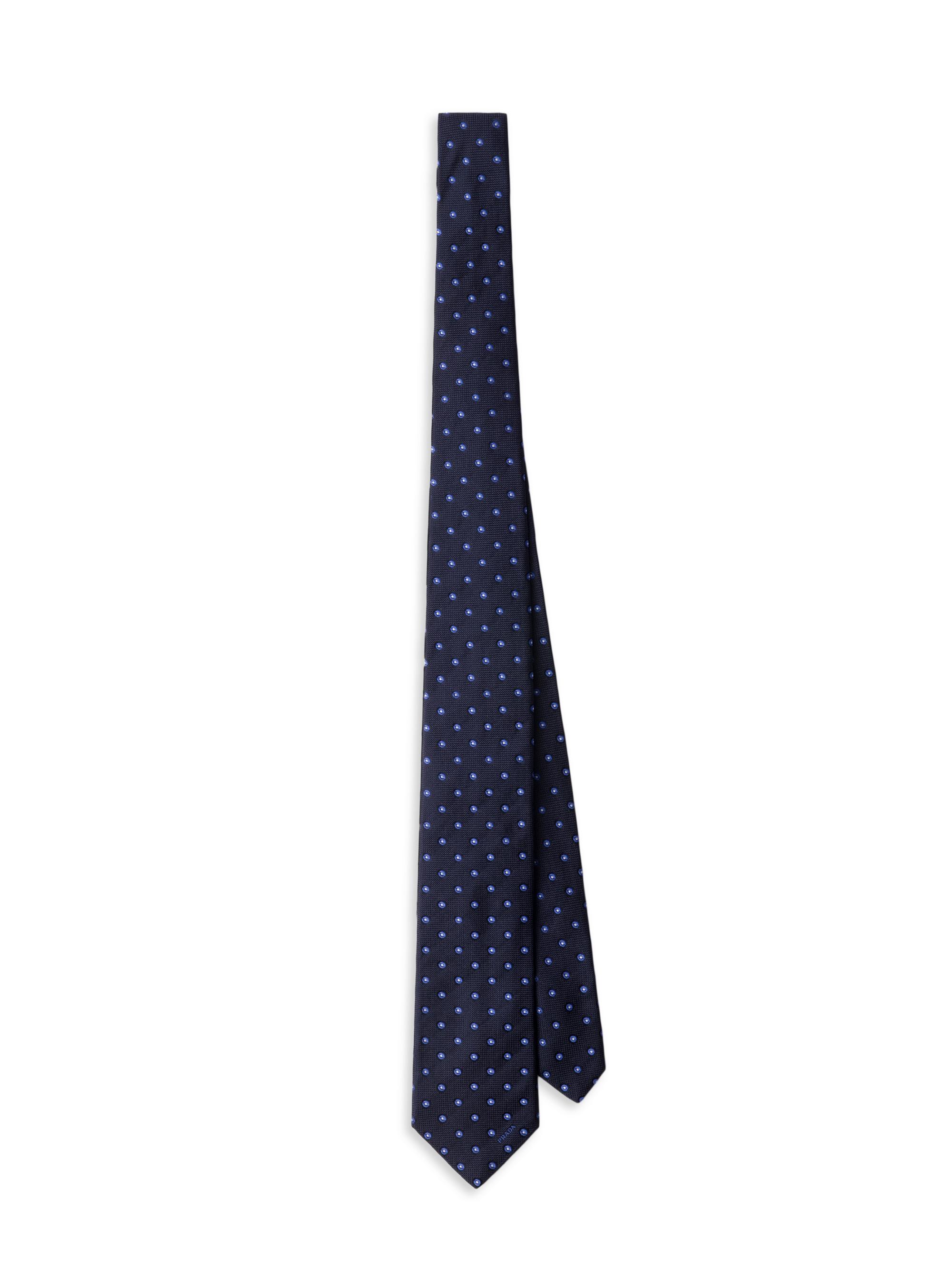 Prada Men's Silk Tie - Blue