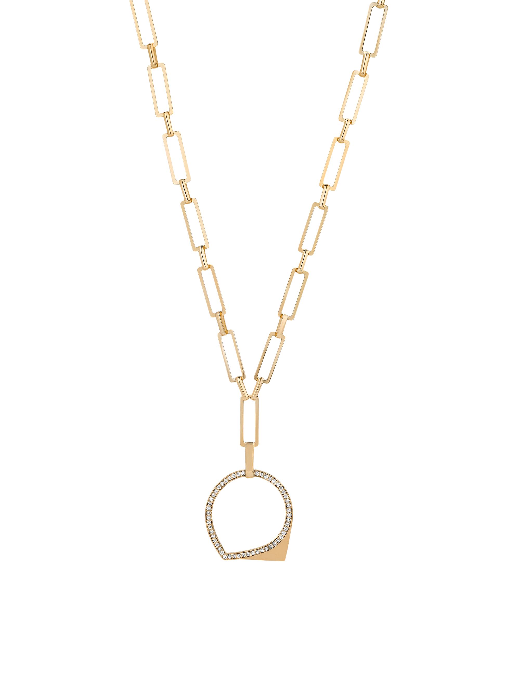 Lana Women's Eclipse 14K Yellow Gold & 0.27 TCW Diamond Pendant Necklace - Yellow Gold