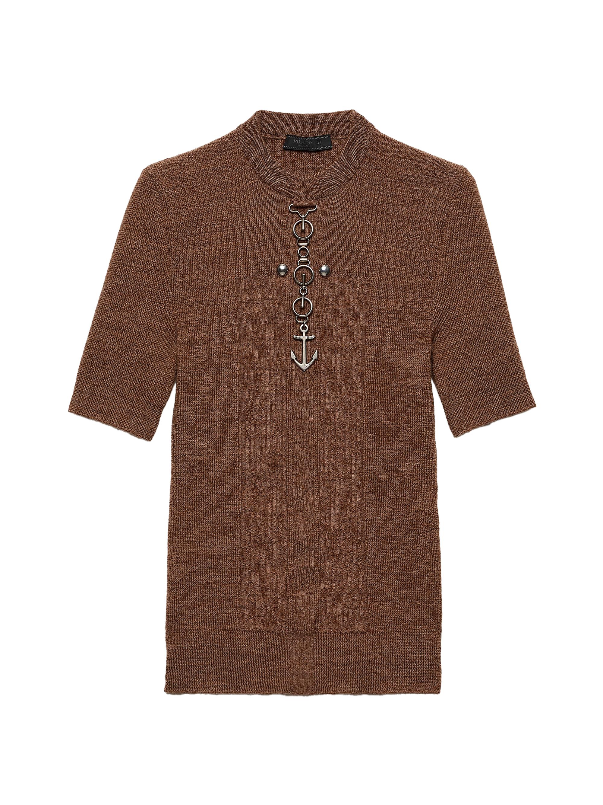 Prada Shetland Wool Crew-Neck Sweater | Saks Fifth Avenue