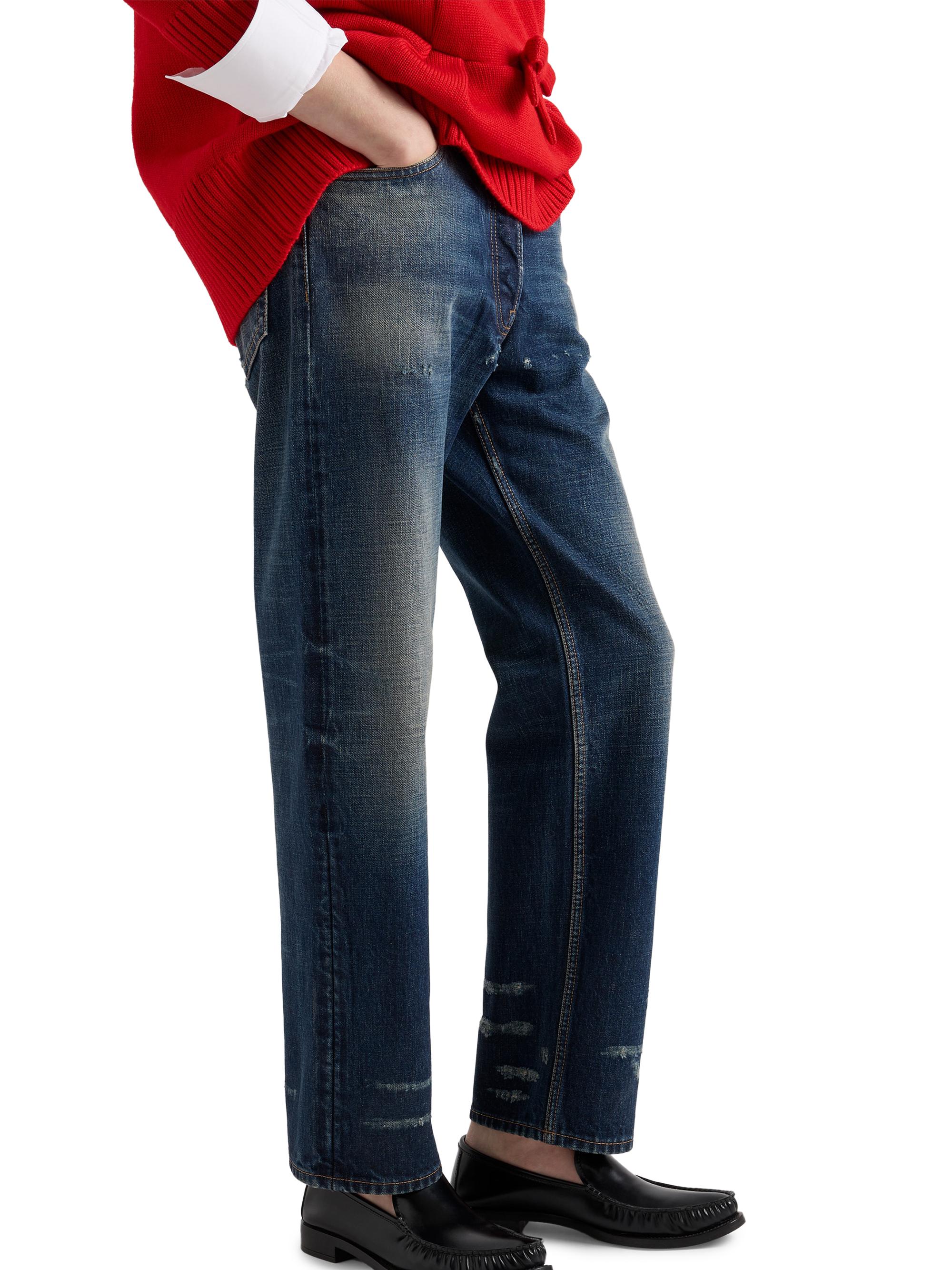 Prada Five-Pocket Washed Denim Jeans | Saks Fifth Avenue