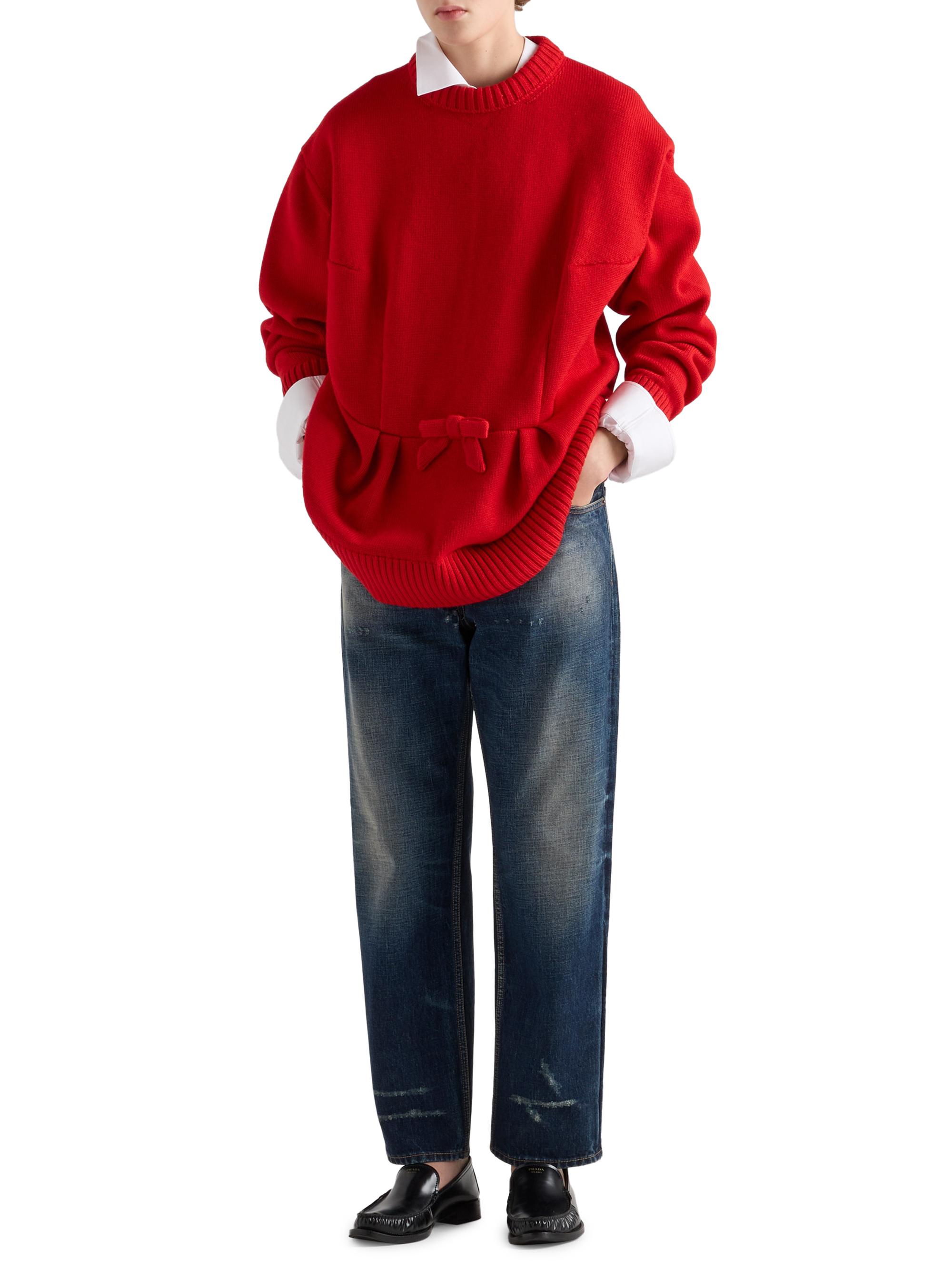 Prada Five-Pocket Washed Denim Jeans | Saks Fifth Avenue