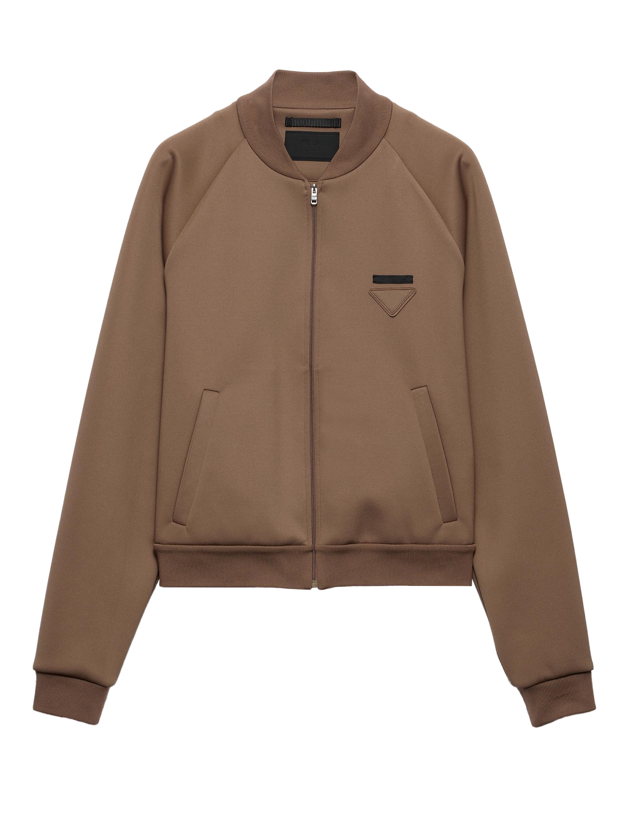 ジャケット・アウター PRADA PIPING TRACK JACKET Prada stripe-detail zip-fastening Track Jacket | Red | FARFETCH