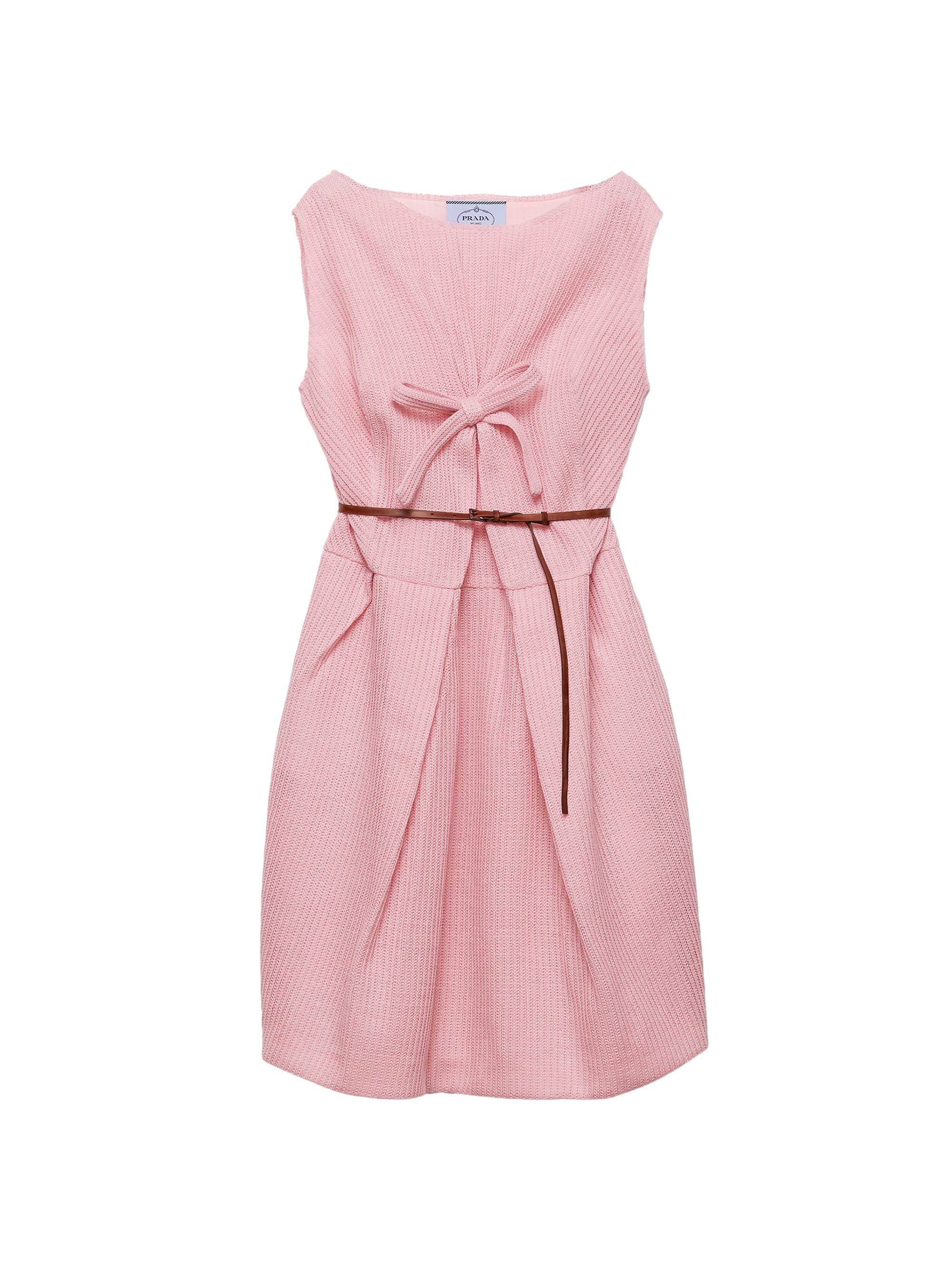 Prada Women's Wool Knit Dress - Pink