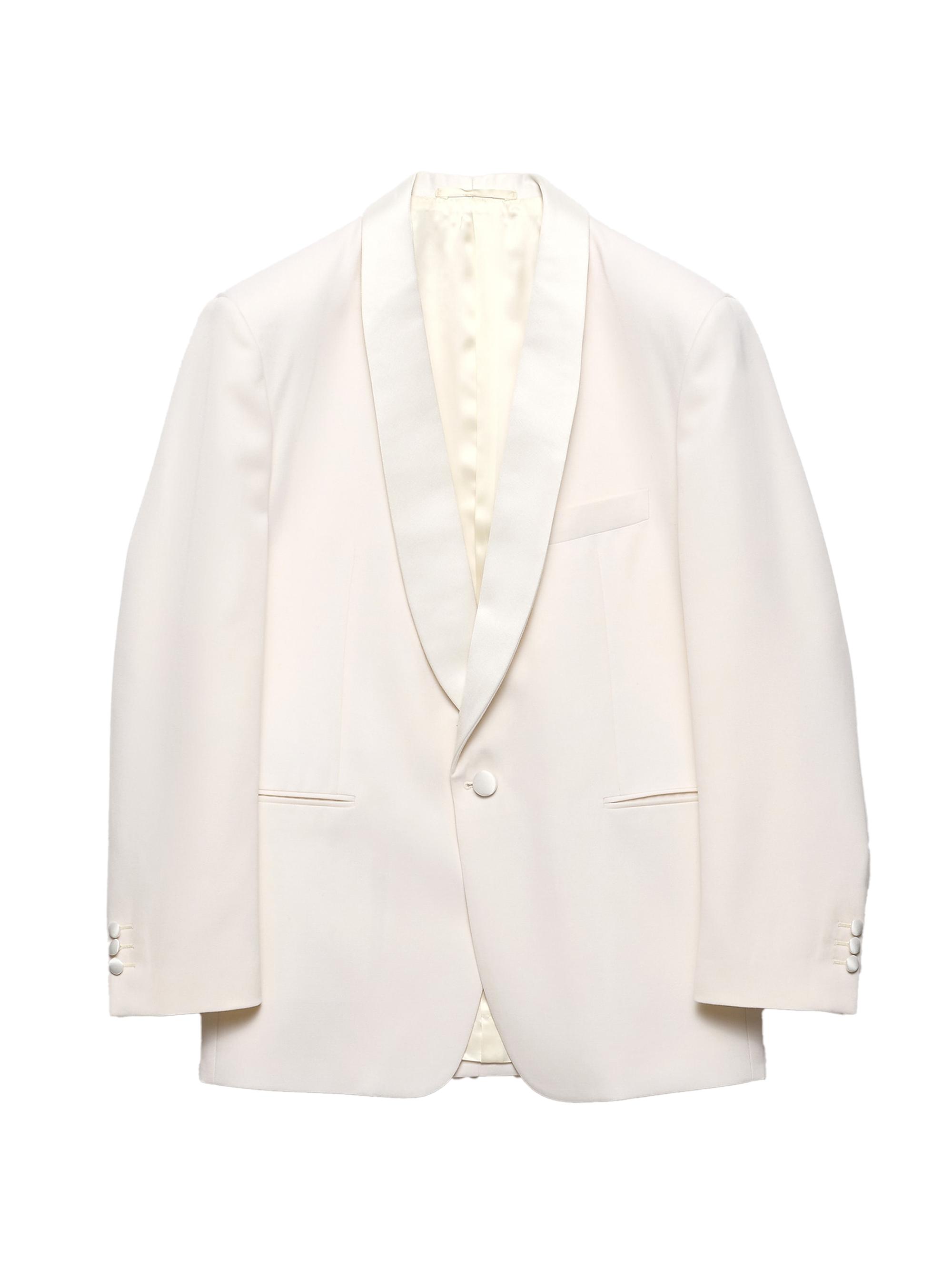 Prada Men's Wool Tuxedo Jacket - White