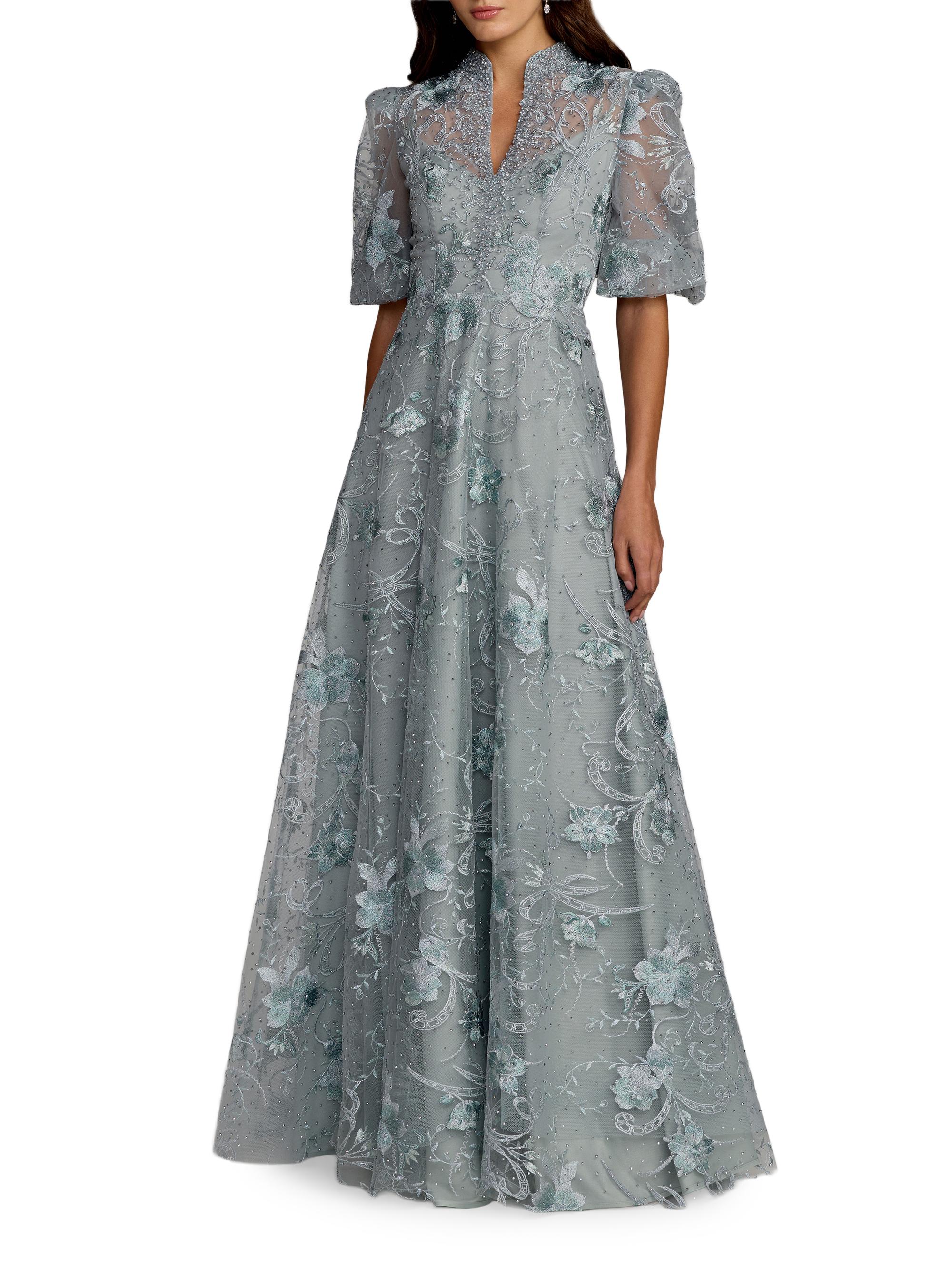 Women's Blue Designer Evening Gowns | Saks Fifth Avenue