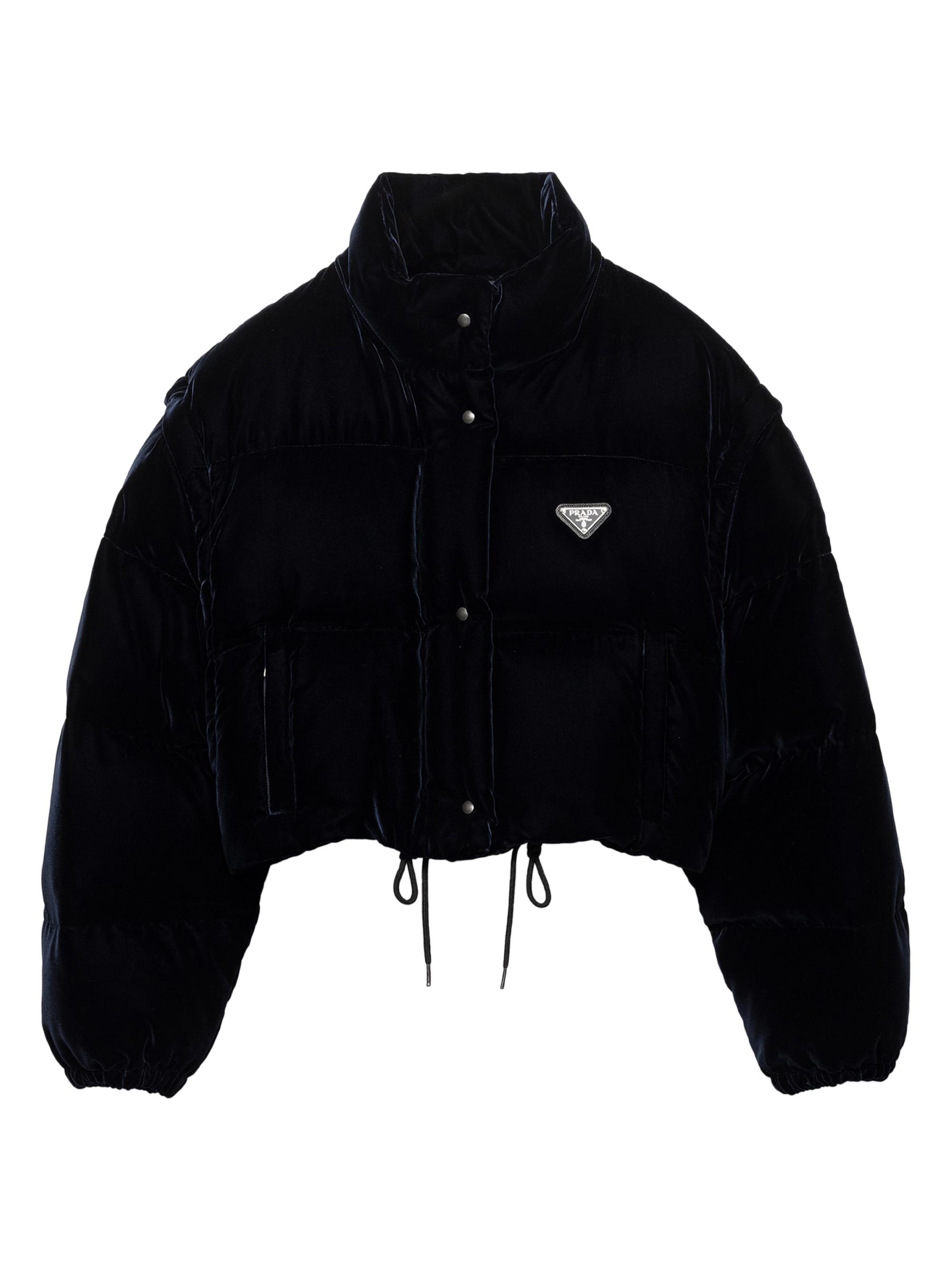 Prada Velvet Down Jacket | Saks Fifth Avenue