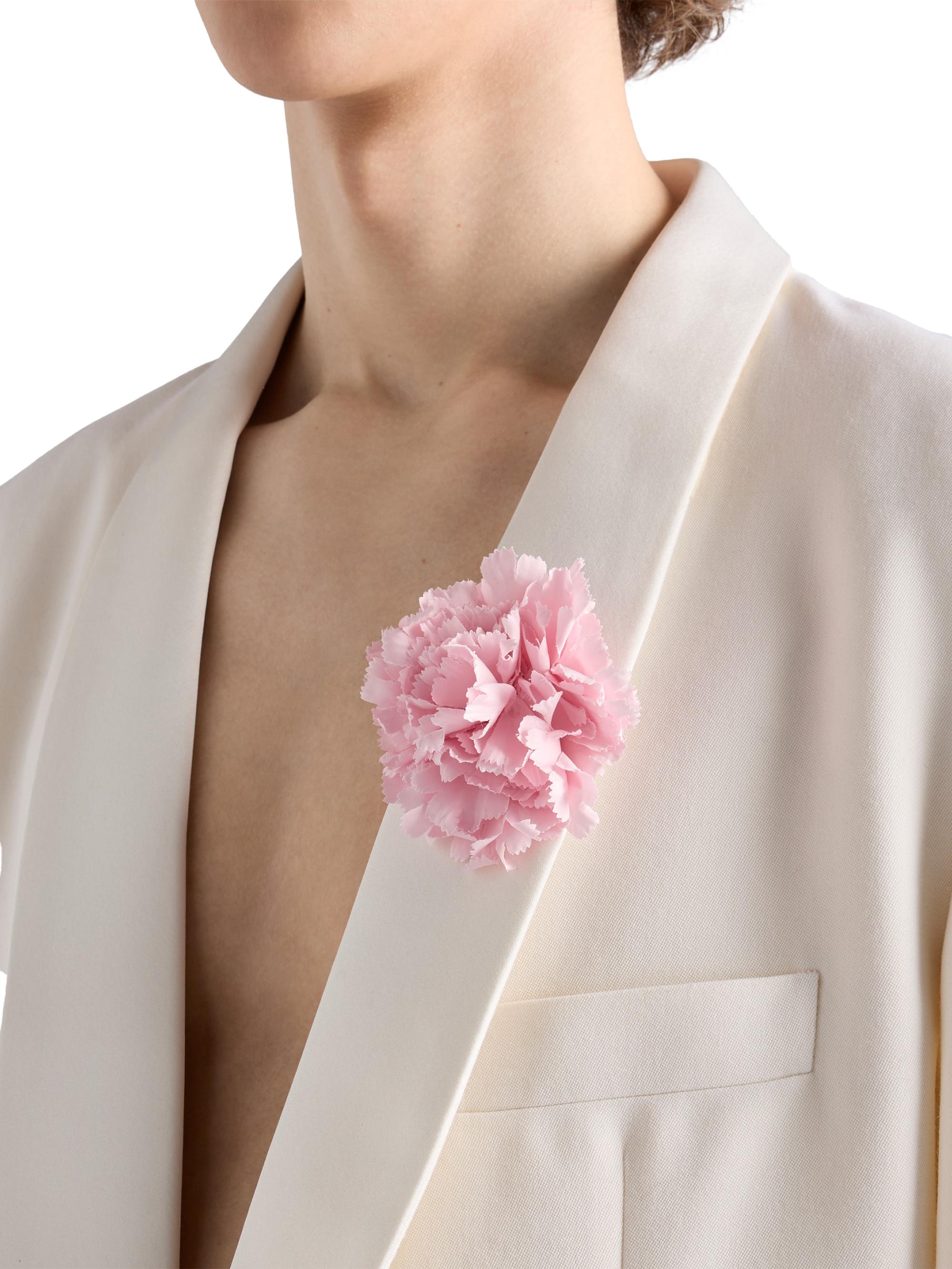Prada Poplin and Metal Flower Brooch | Saks Fifth Avenue