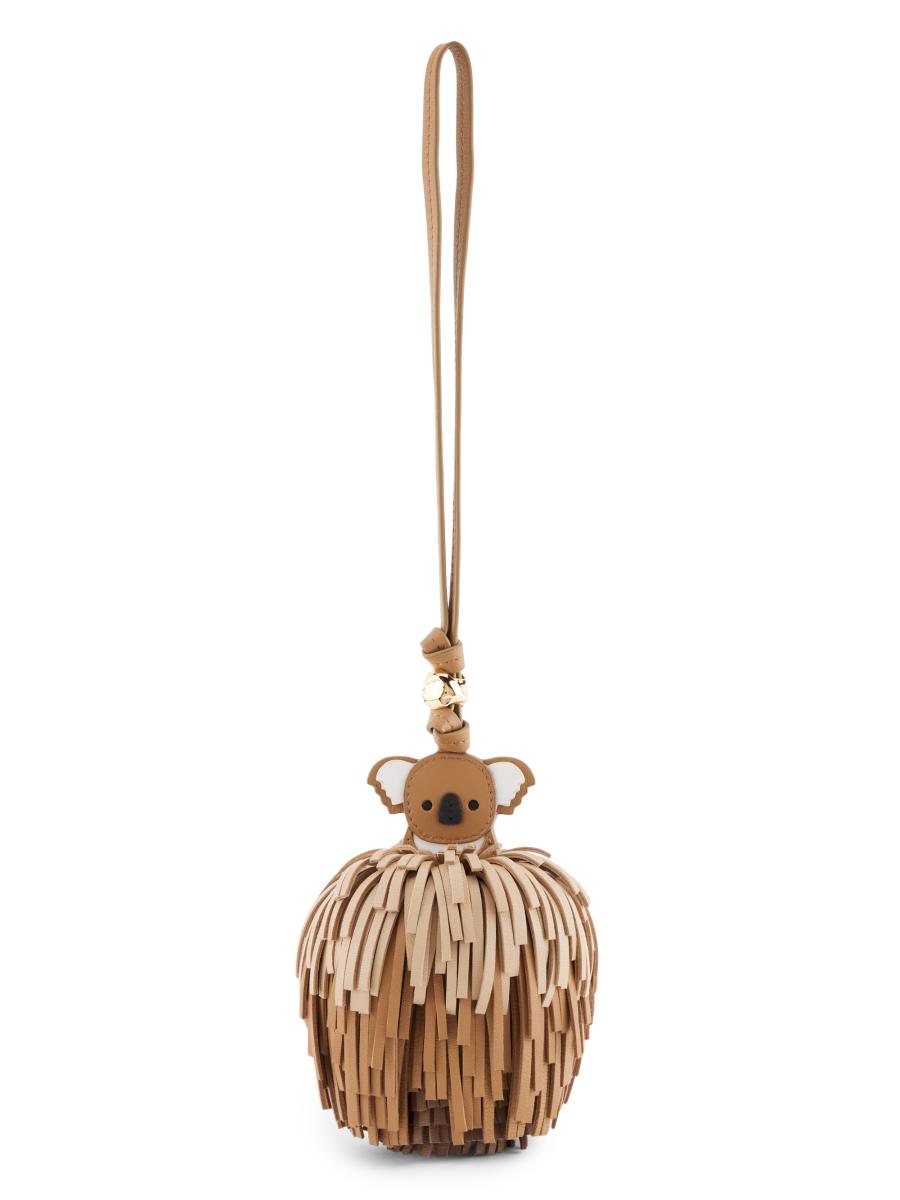 Zimmermann Koala Fringed Leather Bag Charm | Saks Fifth Avenue