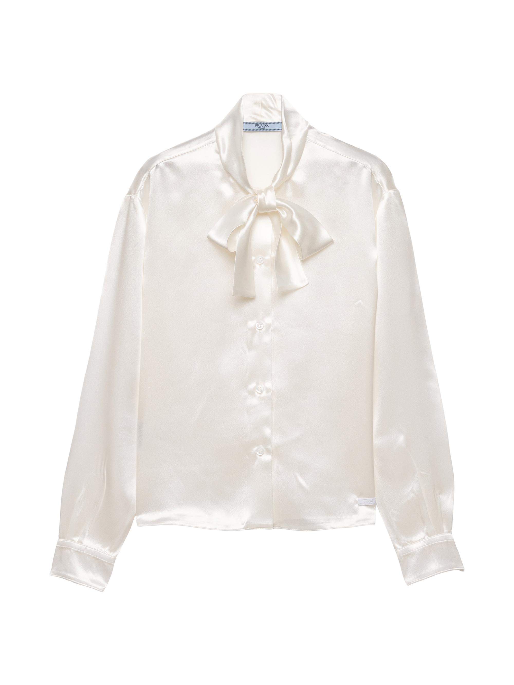 Prada Women's Satin Shirt - White