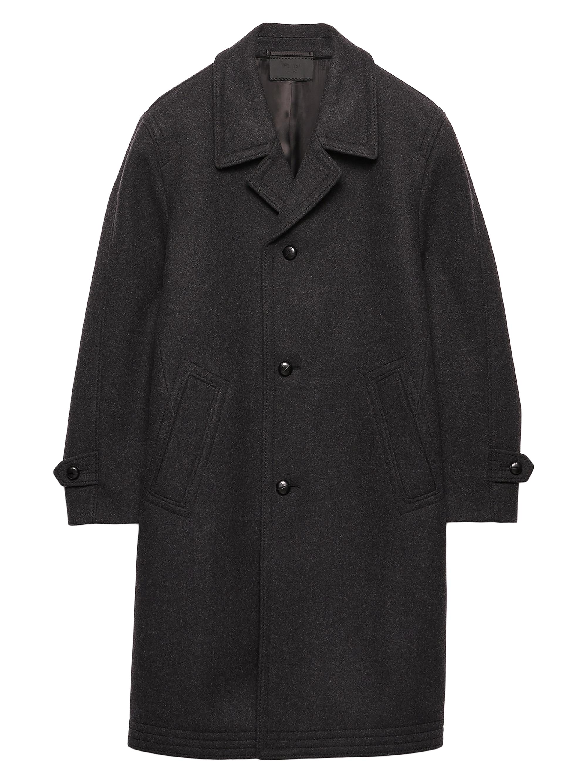 Prada Single Breasted Wool Coat | Saks Fifth Avenue
