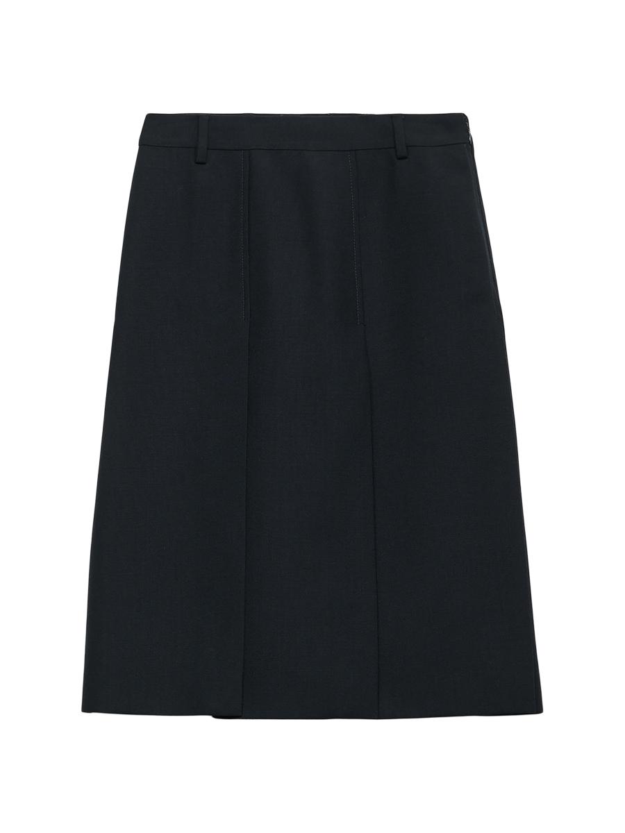Prada Wool Hopsack Skirt | Saks Fifth Avenue