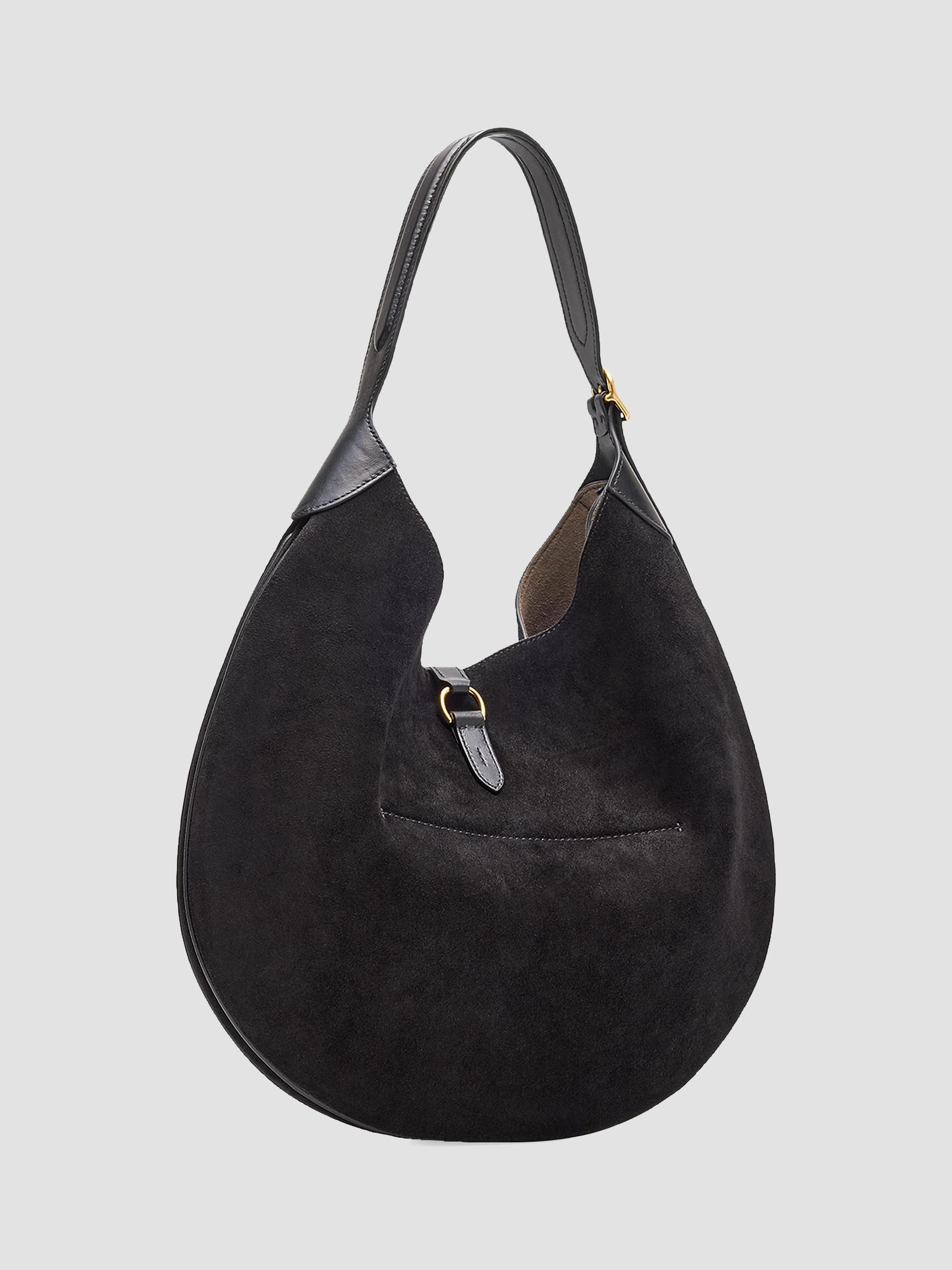 Polo Ralph Lauren Polo ID Large Suede Shoulder Bag | Saks Fifth Avenue