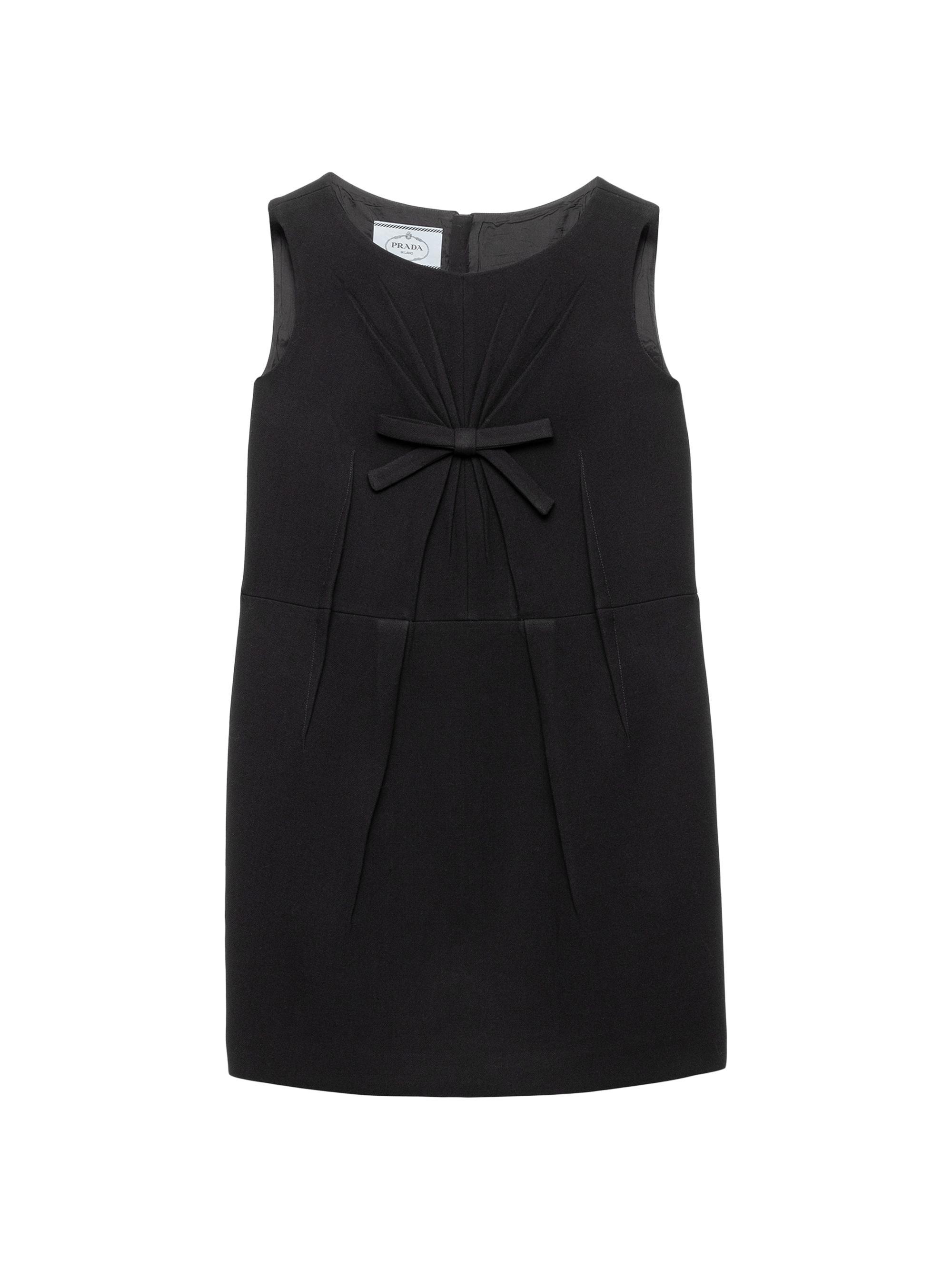 Prada Women's Natté Fabric Mini Dress - Black