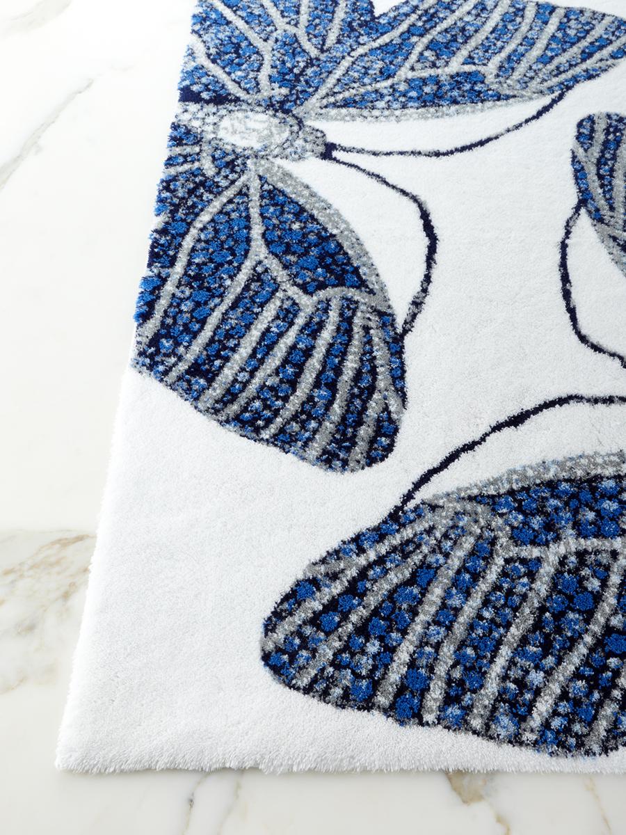 Abyss & Habidecor Azure Butterfly Cotton-Blend Rug | Saks Fifth Avenue