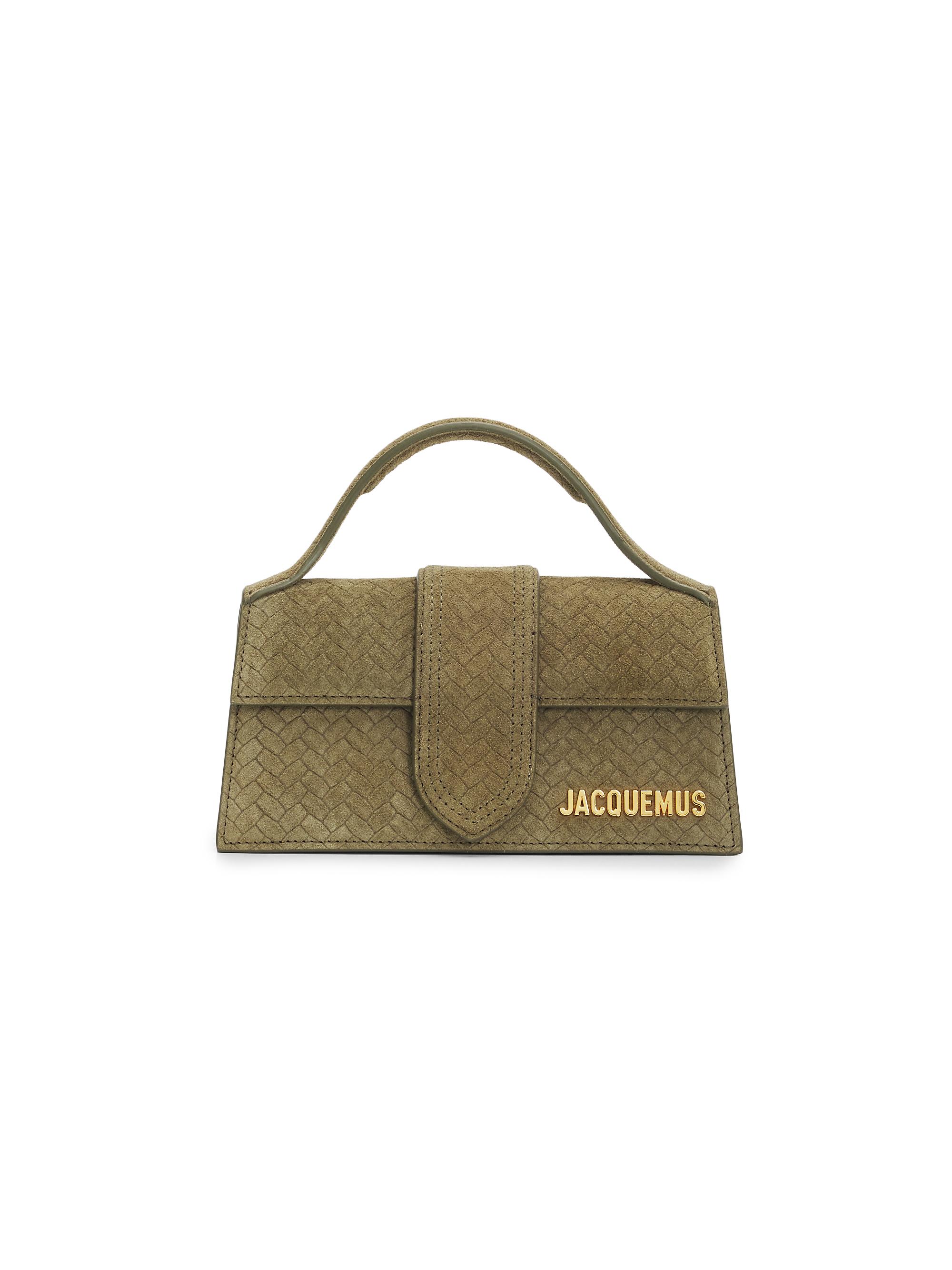 JACQUEMUS ル クエルダ バーティカル ユーティリティ バッグ Jacquemus Le Bambino Woven Suede Top Handle Bag | Saks Fifth Avenue