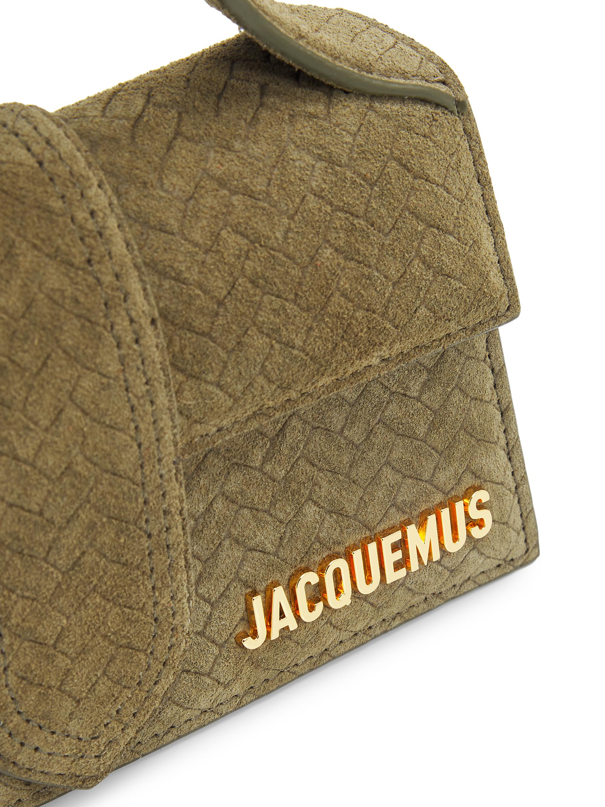 Jacquemus Le Bambino Woven Suede Top Handle Bag | Saks Fifth Avenue
