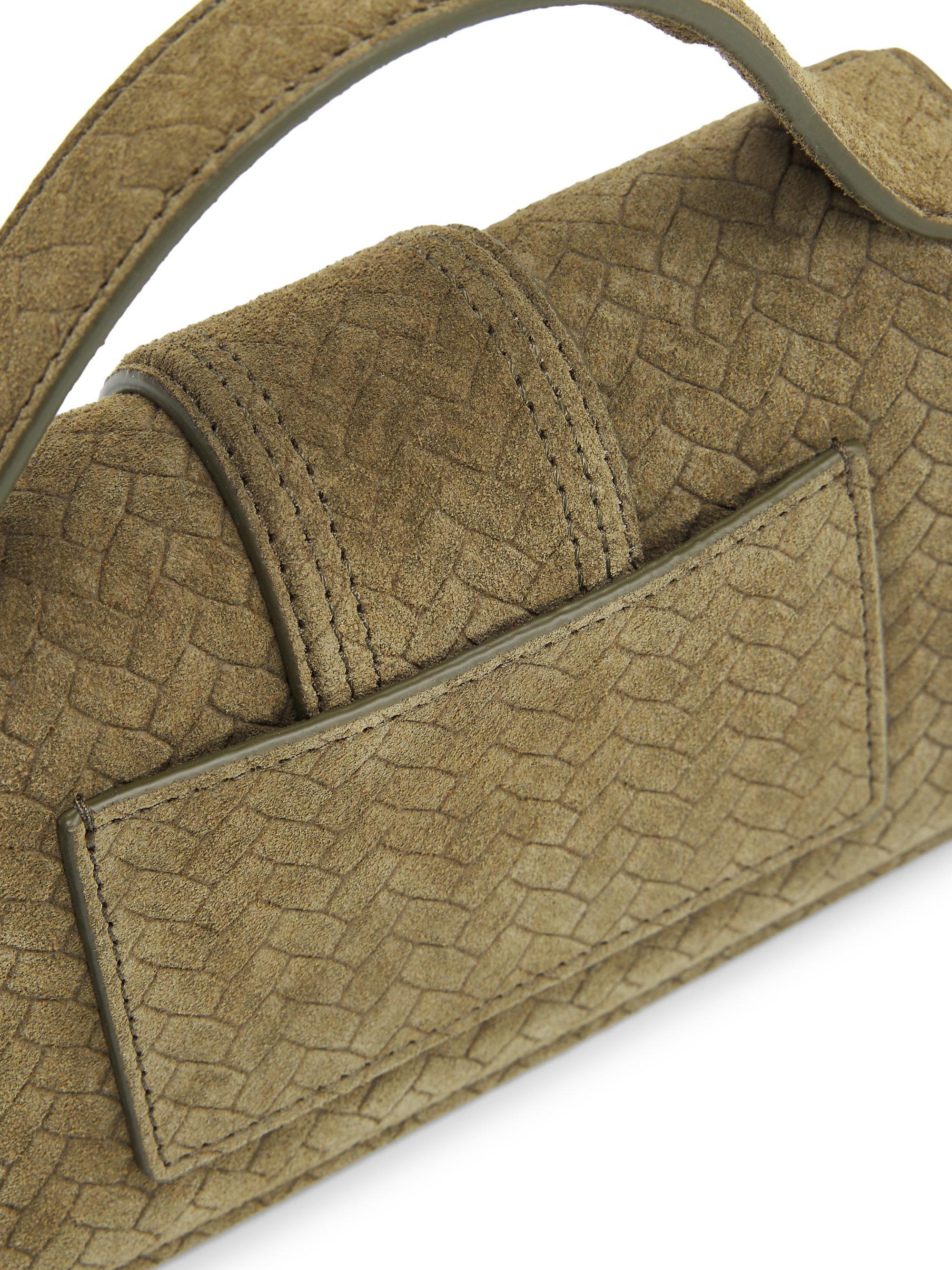 Jacquemus Le Bambino Woven Suede Top Handle Bag | Saks Fifth Avenue